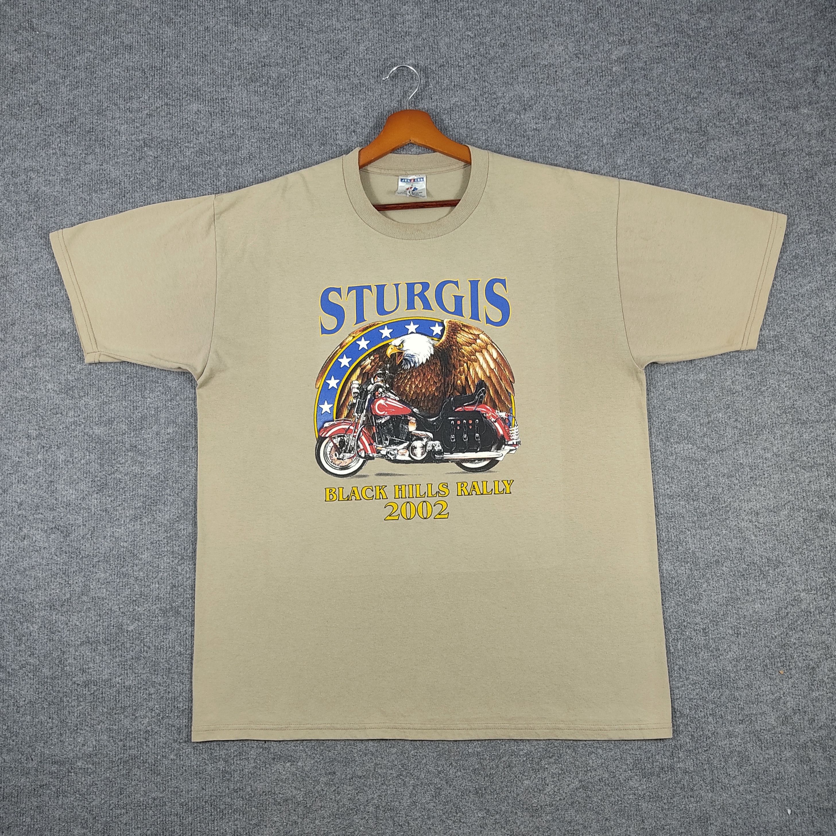Jerzees × Vintage Vintage Sturgis Black Hills Rally T Shirt Size US XL / EU 56 / 4 - 1 Thumbnail