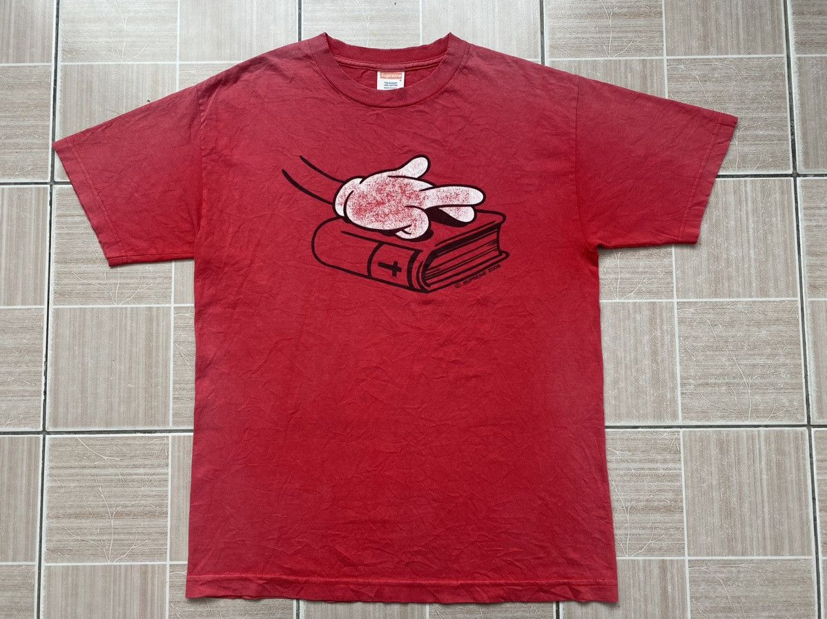 Supreme t shirt mickey mouse deals