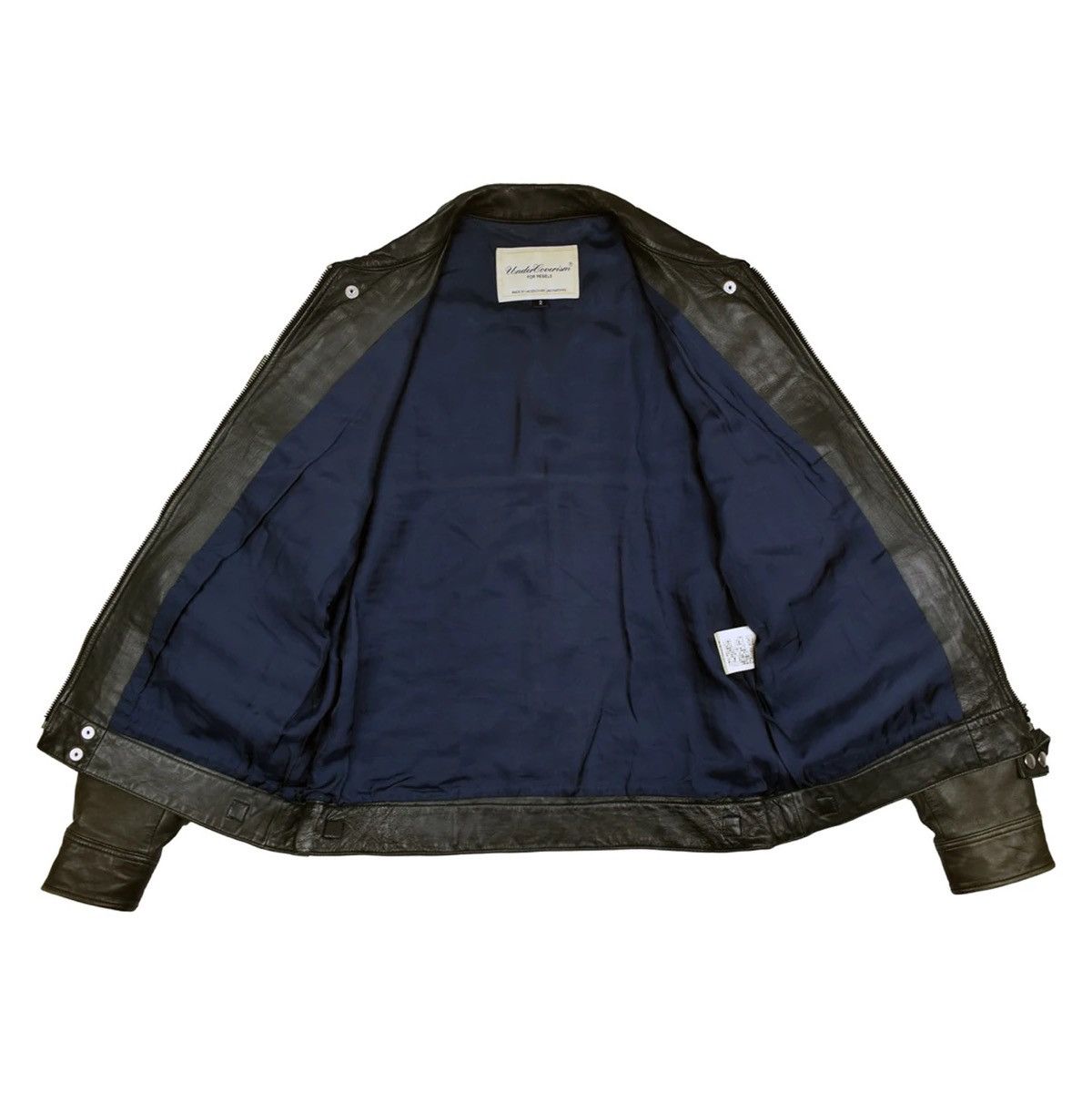 Undercover SS08 “Summer Madness” Leather Rider Jacket Size US M / EU 48-50 / 2 - 3 Thumbnail