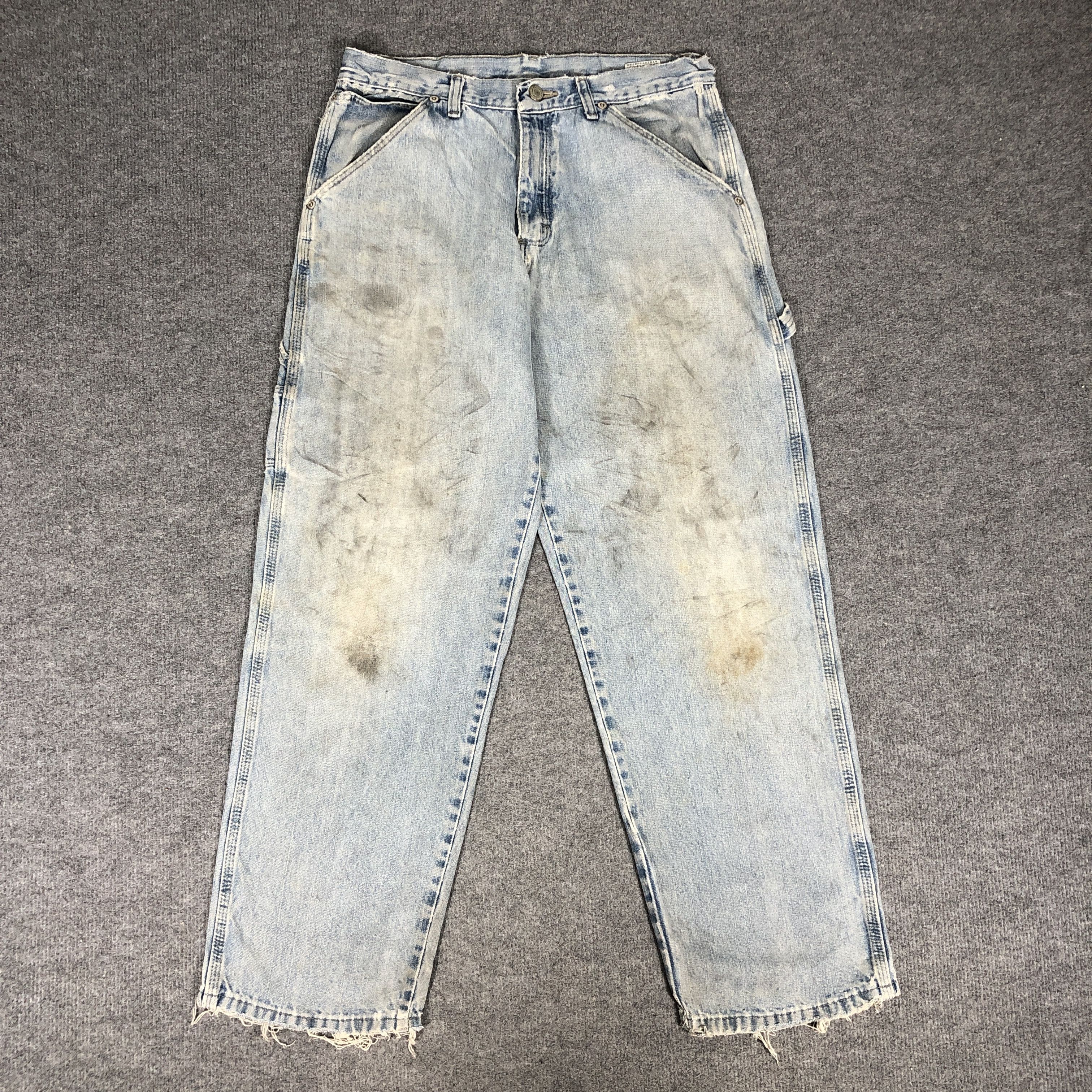 Vintage × Wrangler Vintage Wrangler Carpenter Jeans Dirty L1006 Size US 31 - 4 Thumbnail