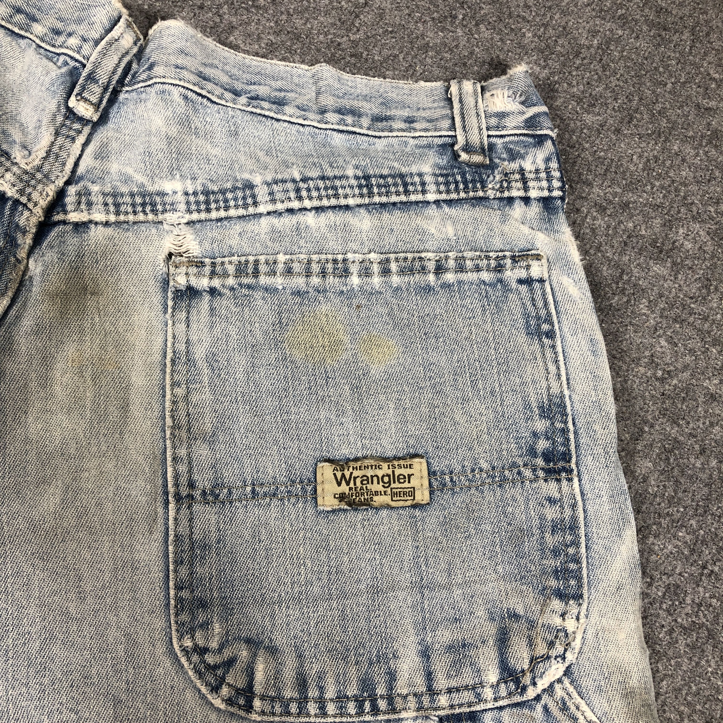 Vintage × Wrangler Vintage Wrangler Carpenter Jeans Dirty L1006 Size US 31 - 13 Thumbnail