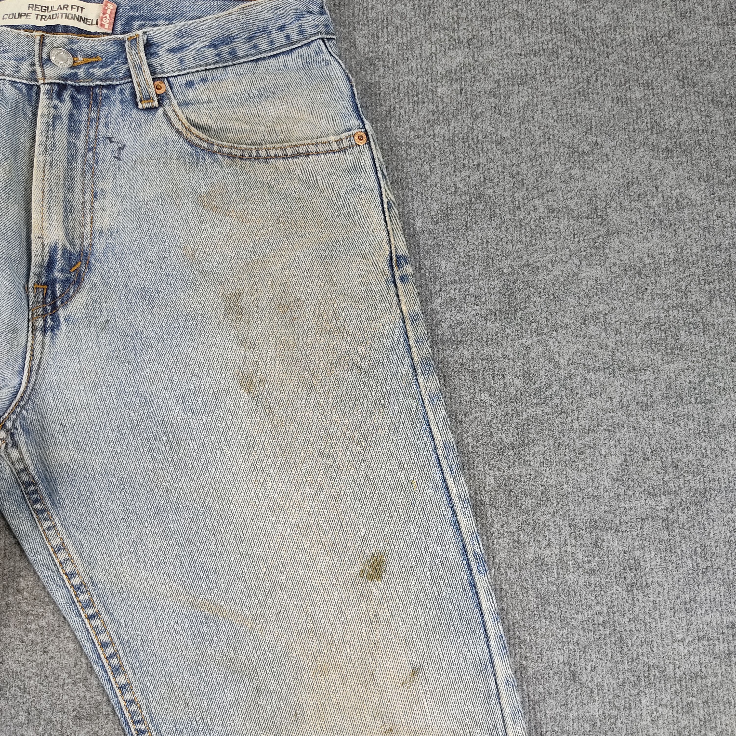 Levi's × Vintage Vintage Levis Jeans Blue Light Wash Regular Fit L588 Size US 32 / EU 48 - 6 Thumbnail