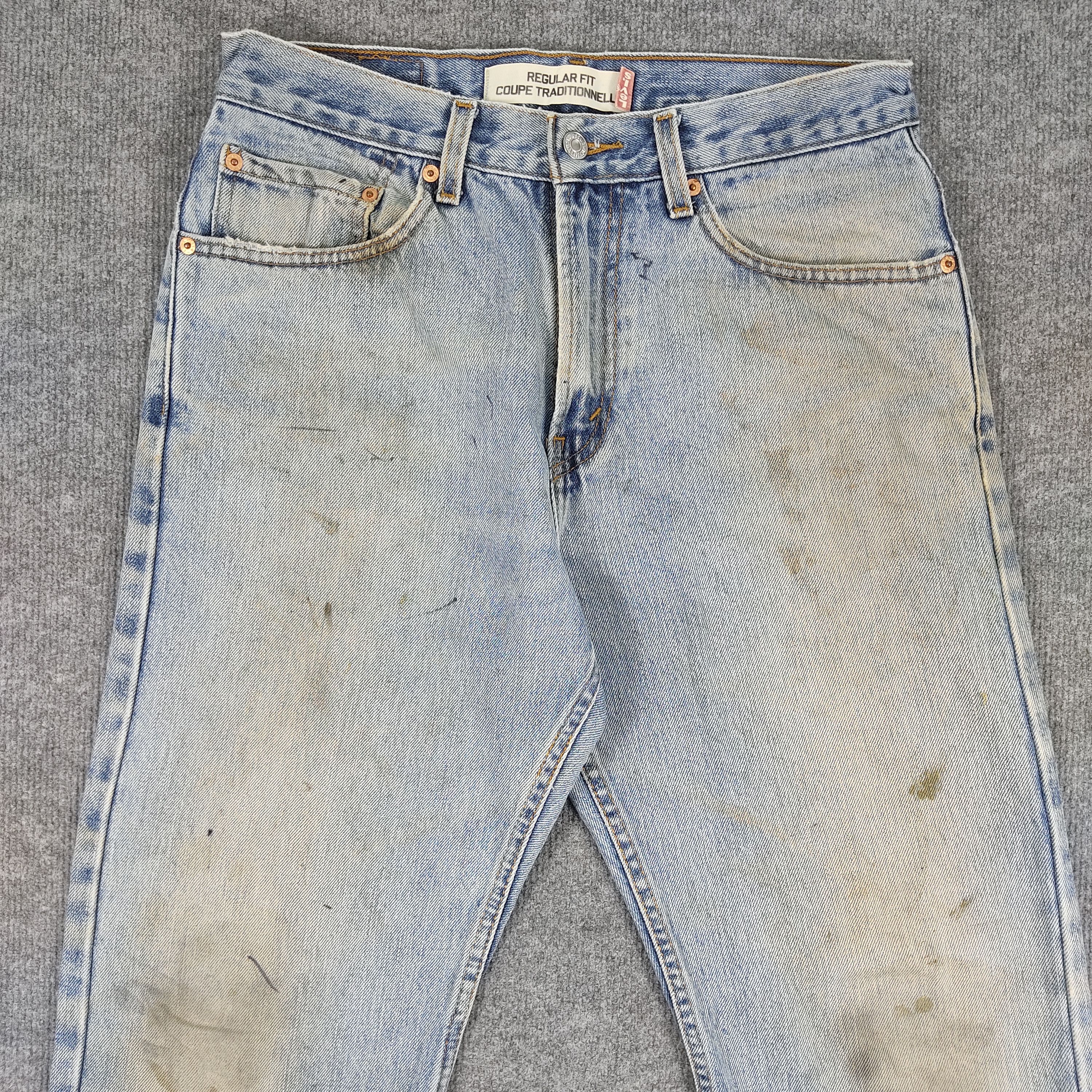 Levi's × Vintage Vintage Levis Jeans Blue Light Wash Regular Fit L588 Size US 32 / EU 48 - 5 Thumbnail