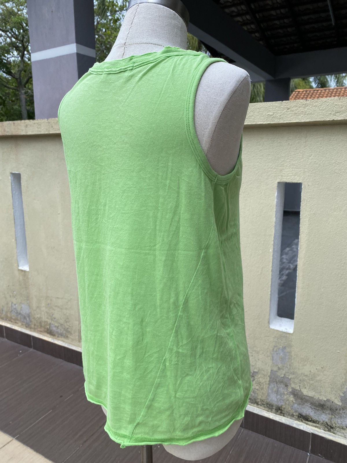Issey Miyake × Japanese Brand × Zucca vintage zucca green tank Size M / US 6-8 / IT 42-44 - 6 Thumbnail