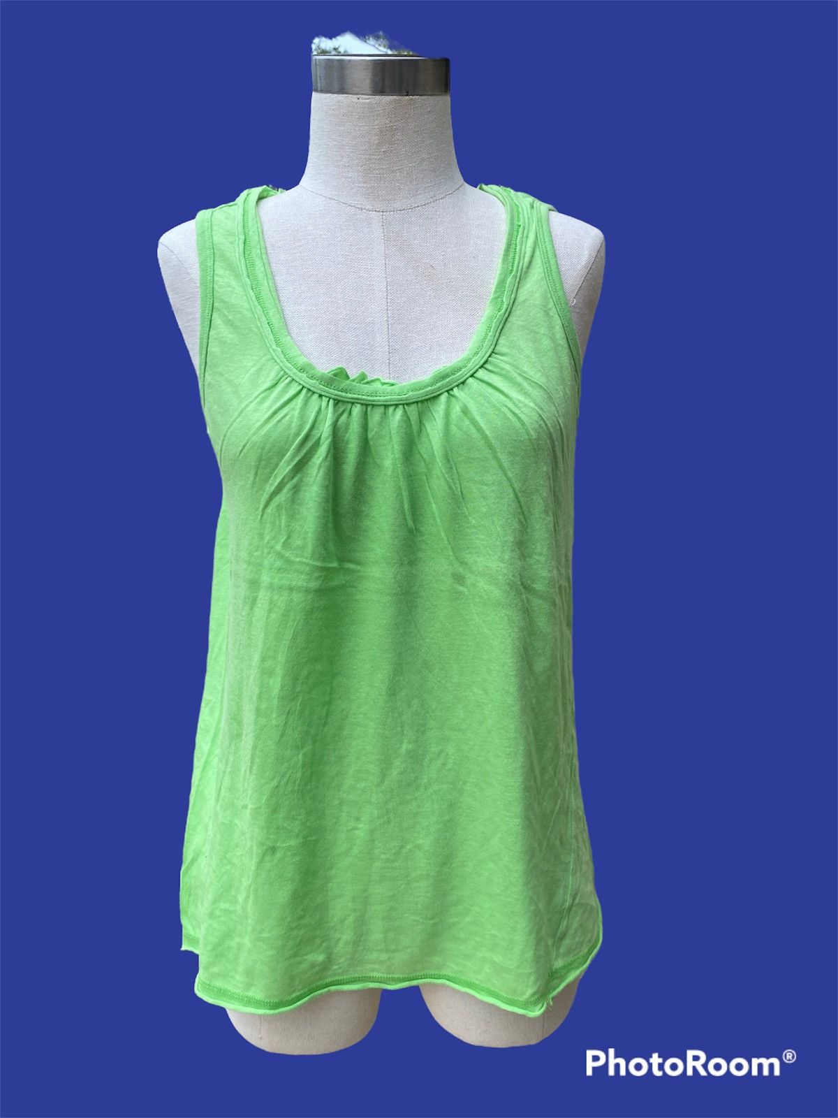 Issey Miyake × Japanese Brand × Zucca vintage zucca green tank Size M / US 6-8 / IT 42-44 - 1 Thumbnail