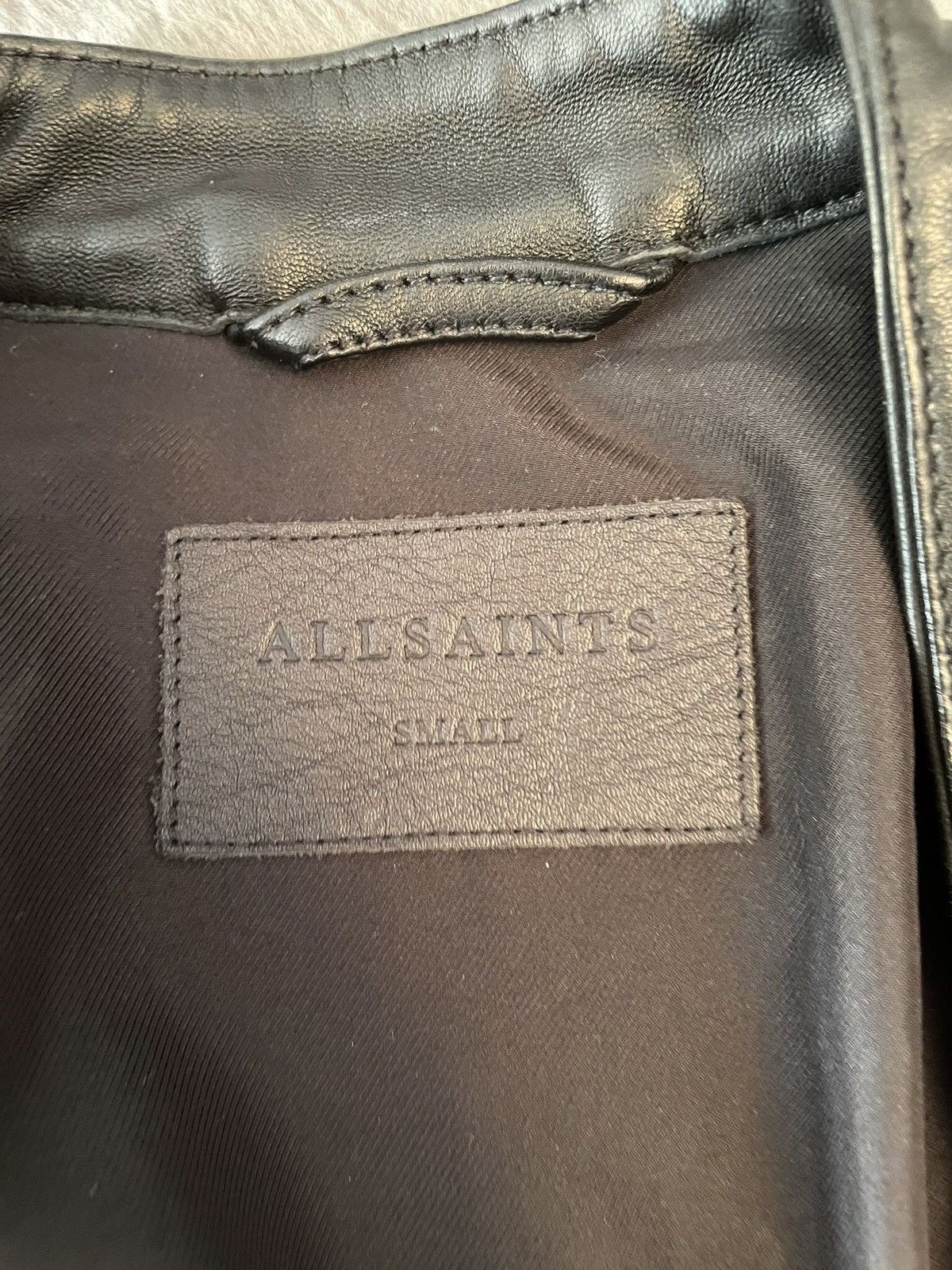 Allsaints Allsaints Leather Biker Jacket Black Size Small Size US S / EU 44-46 / 1 - 3 Thumbnail
