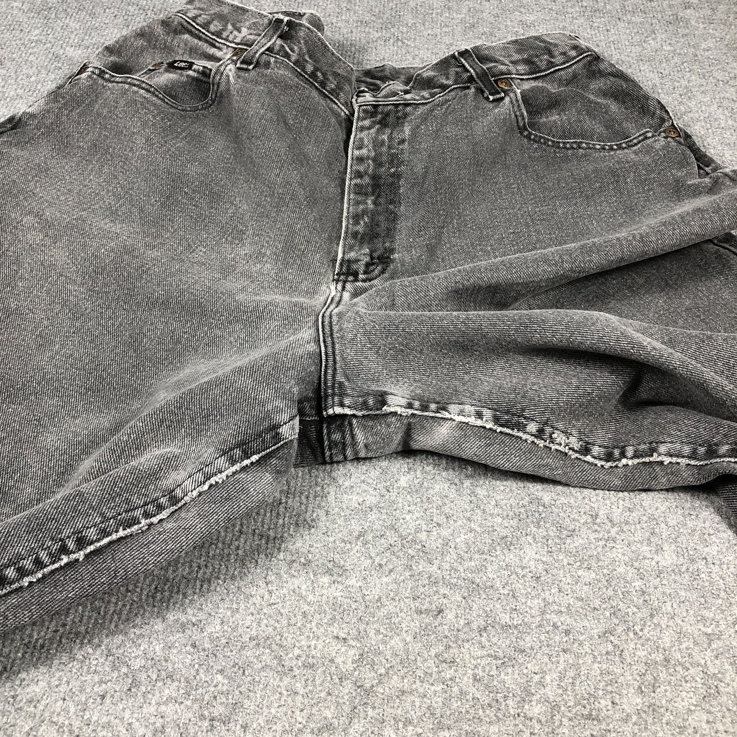 Lee × Vintage Vintage Lee Faded Black Jeans L800 Size US 33 - 7 Thumbnail