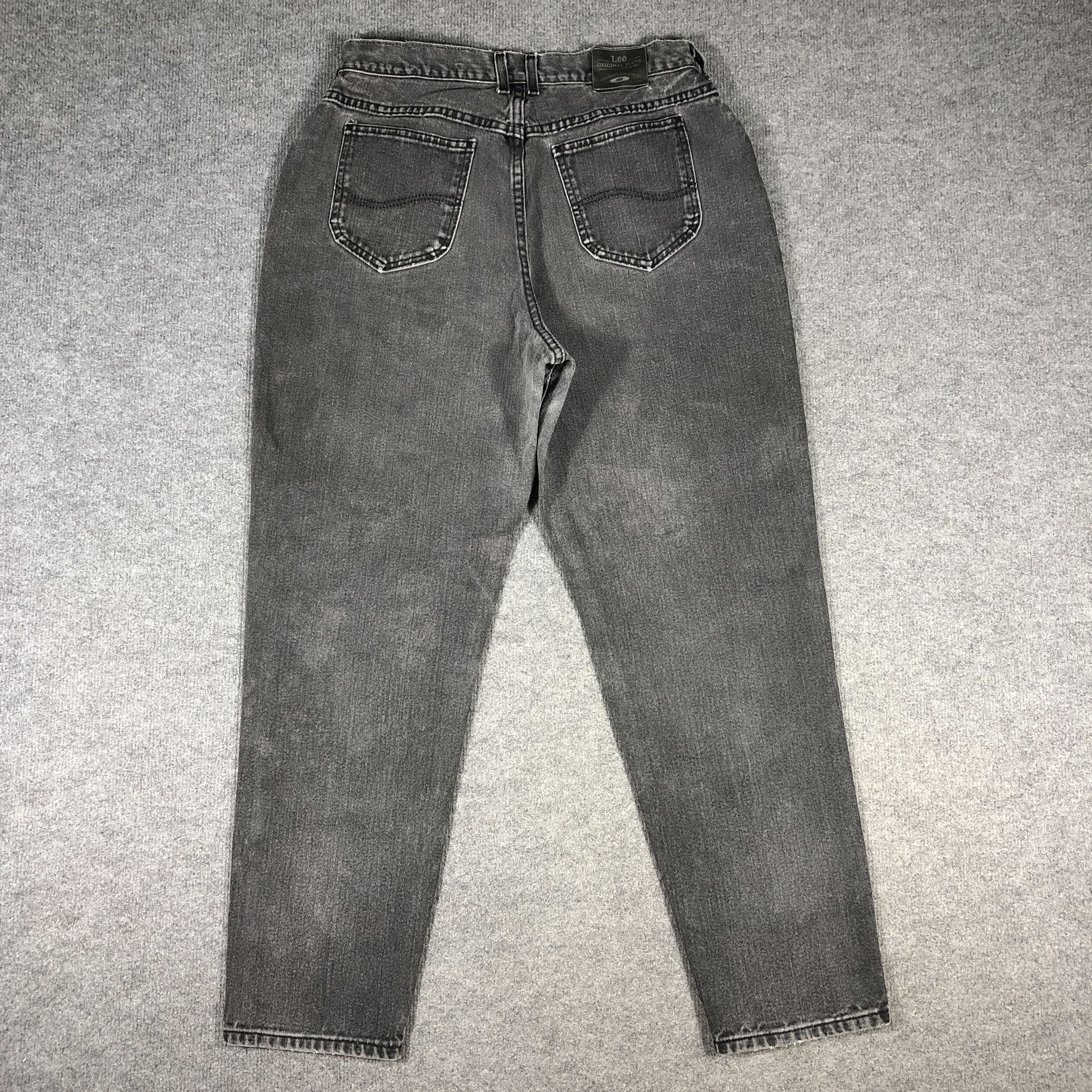 Lee × Vintage Vintage Lee Faded Black Jeans L800 Size US 33 - 4 Thumbnail