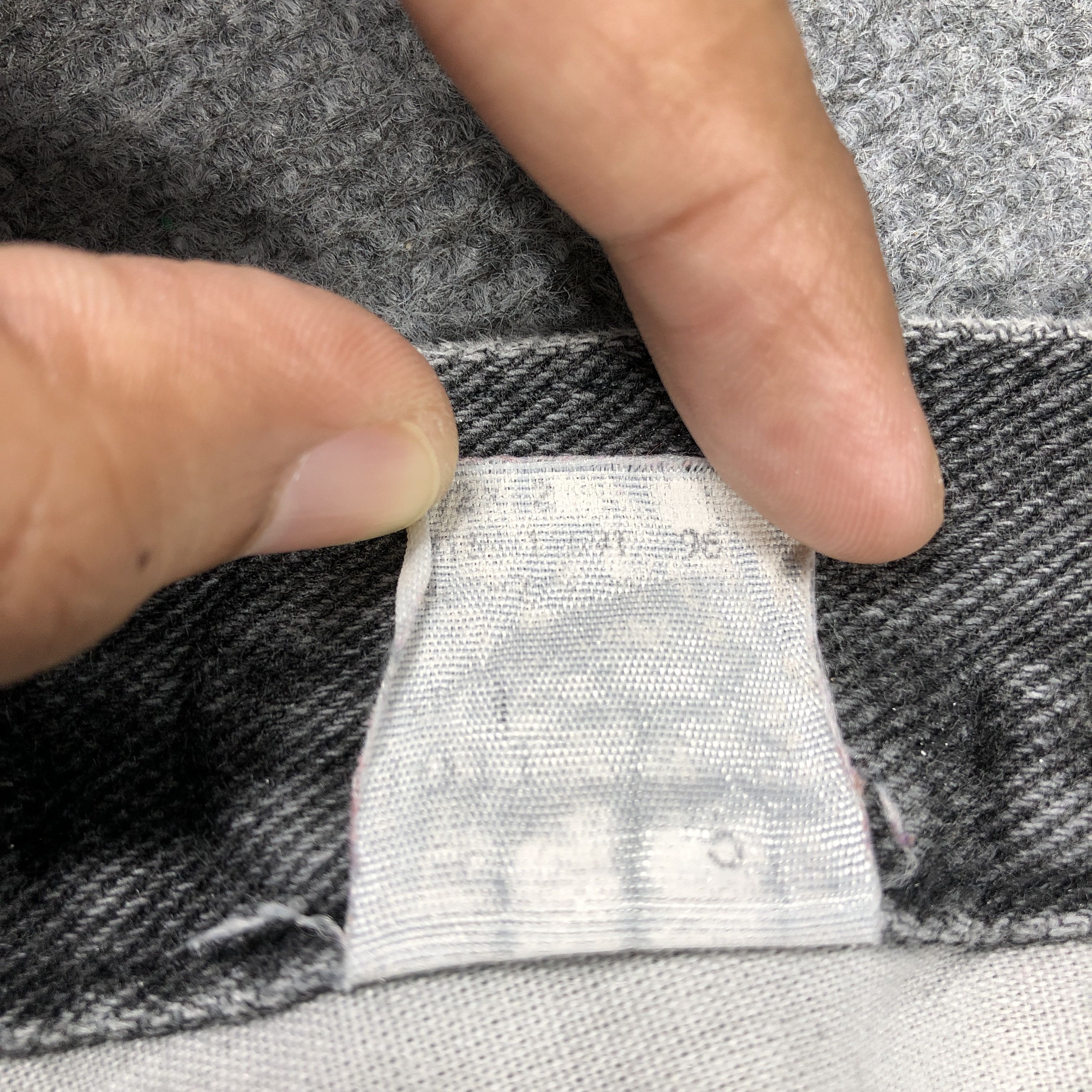 Lee × Vintage Vintage Lee Faded Black Jeans L800 Size US 33 - 12 Thumbnail