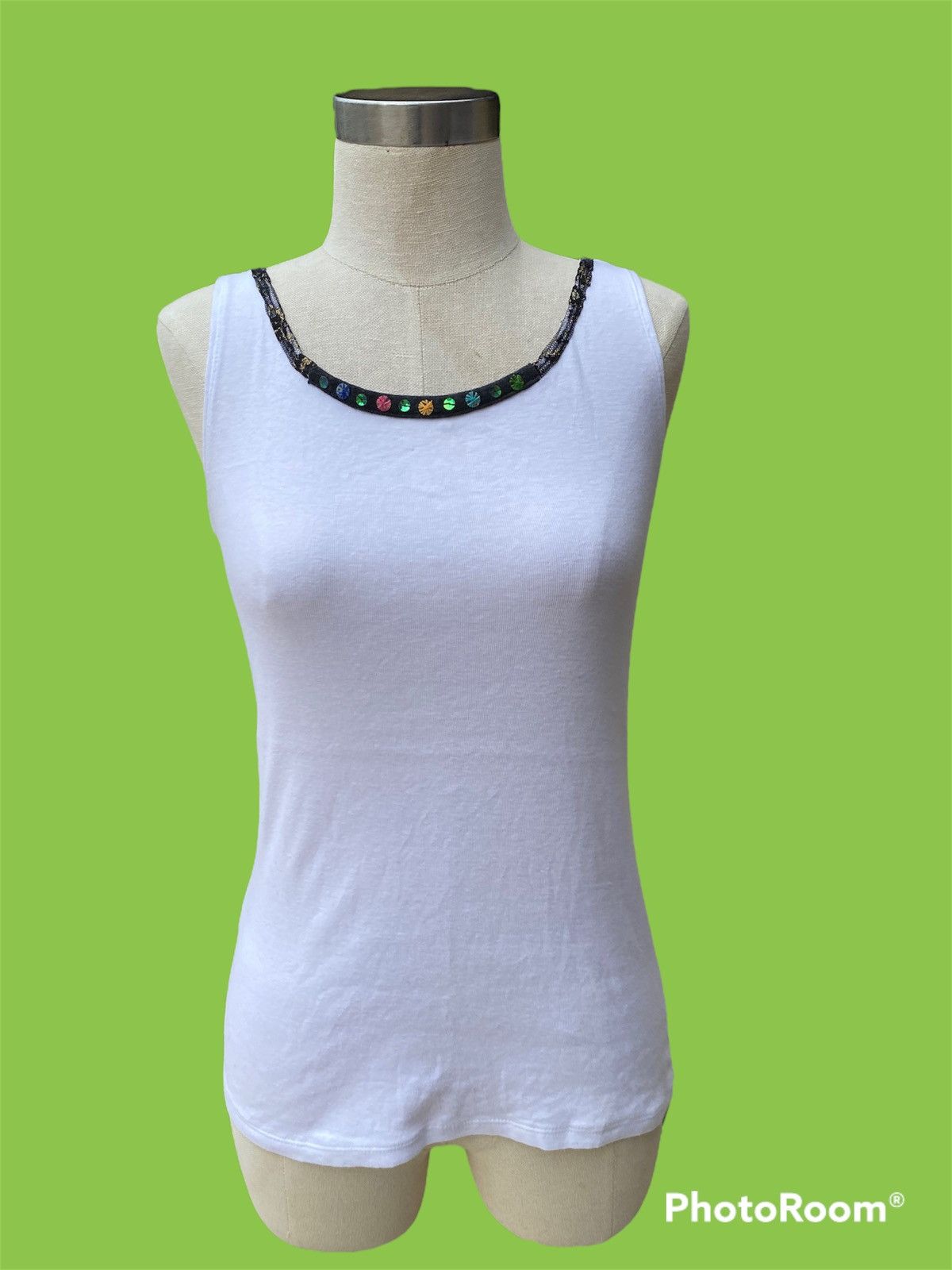 Issey Miyake white tank Size S / US 4 / IT 40 - 1 Thumbnail