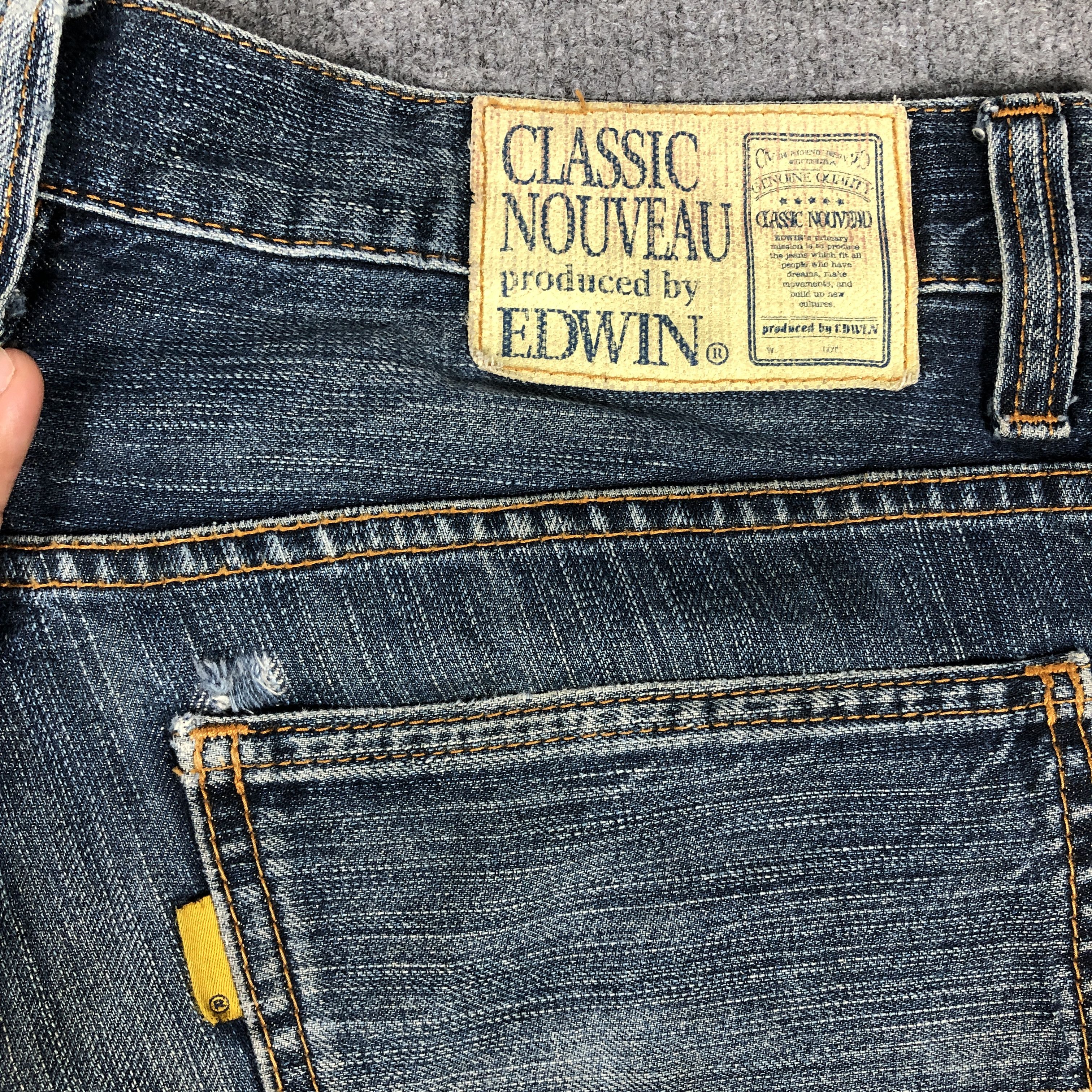 Edwin × Vintage Vintage Edwin Classic Nouveau Jeans L1170 Size US 34 / EU 50 - 9 Thumbnail