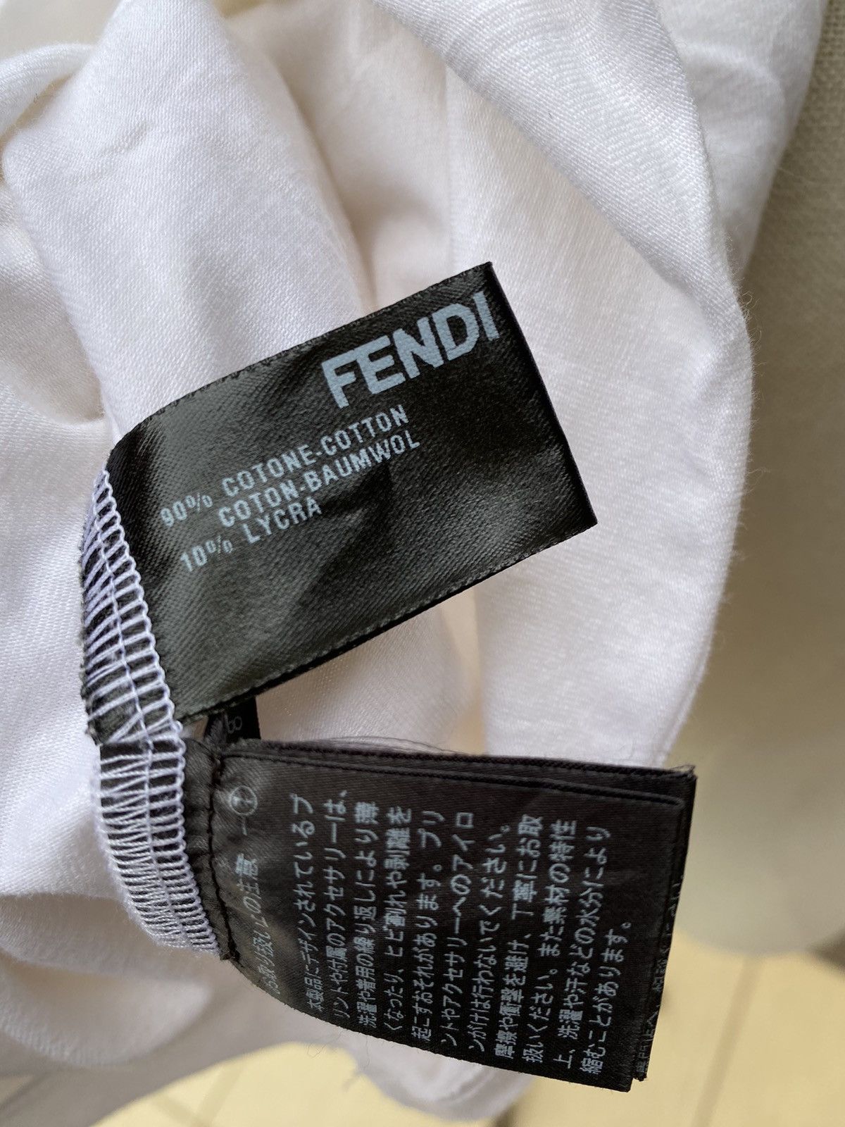 Fendi white tee Size M / US 6-8 / IT 42-44 - 10 Thumbnail