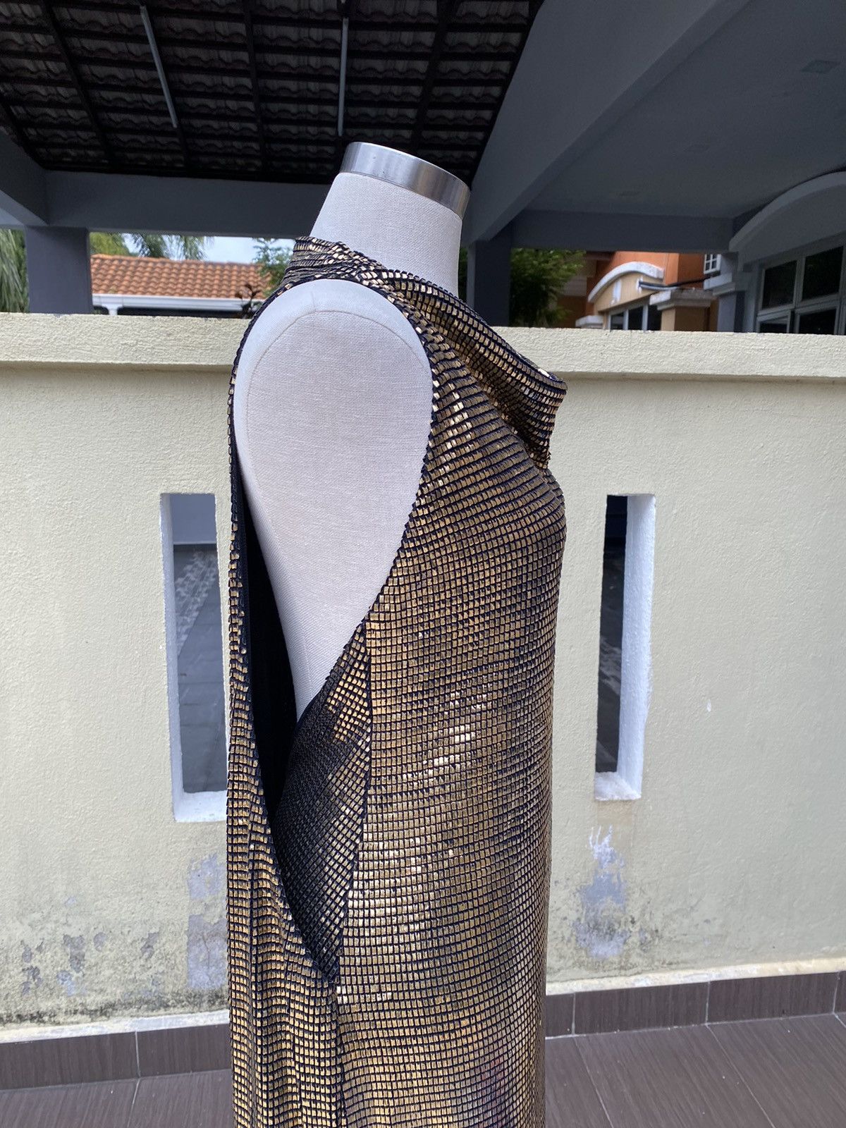 Vintage gold dress Size M / US 6-8 / IT 42-44 - 7 Thumbnail