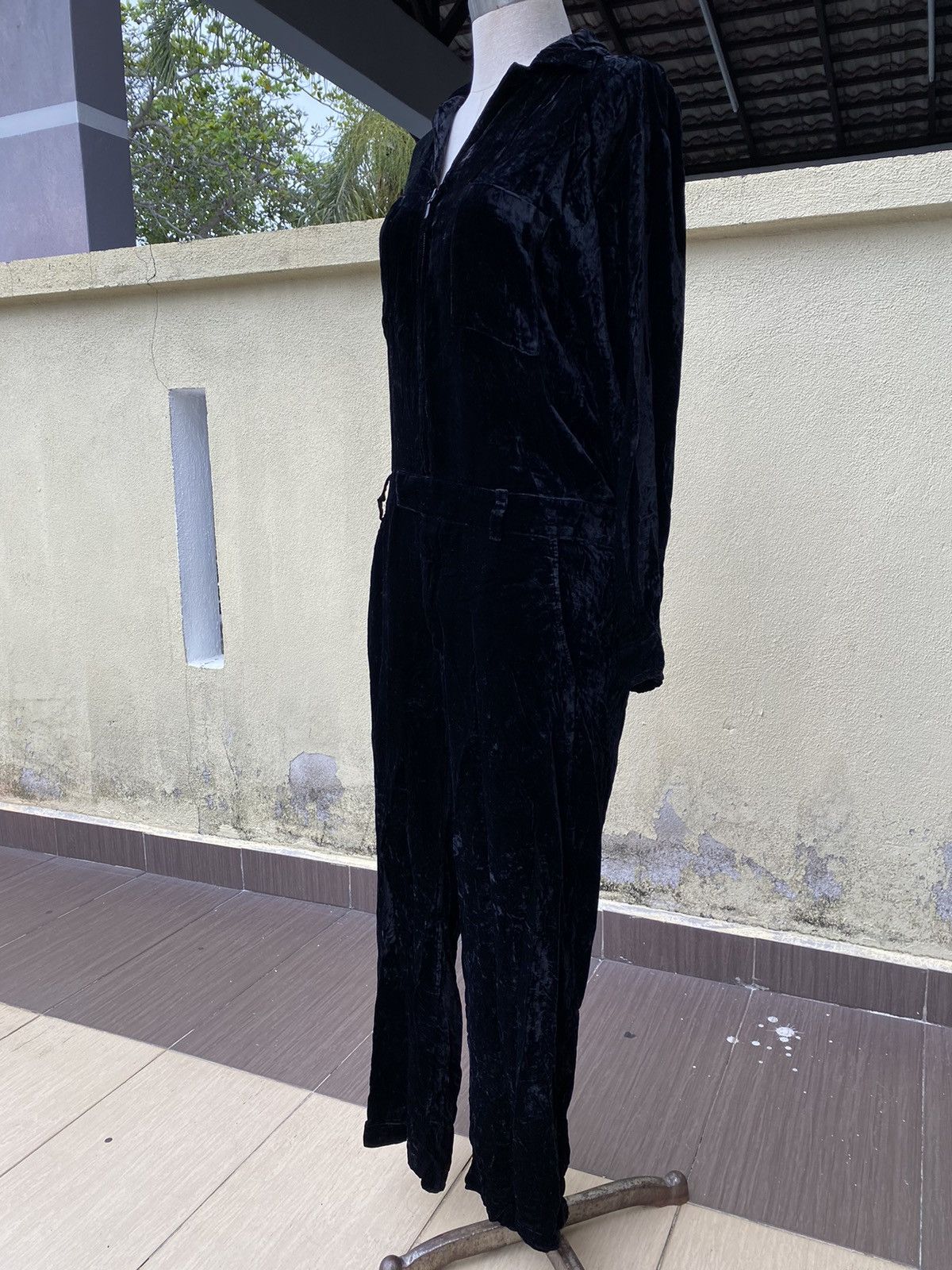 Ron Herman black velvet jumpsuit Size 30" / US 8 / IT 44 - 5 Thumbnail