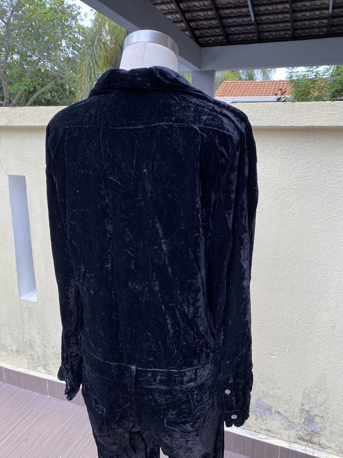 Ron Herman black velvet jumpsuit Size 30" / US 8 / IT 44 - 8 Thumbnail