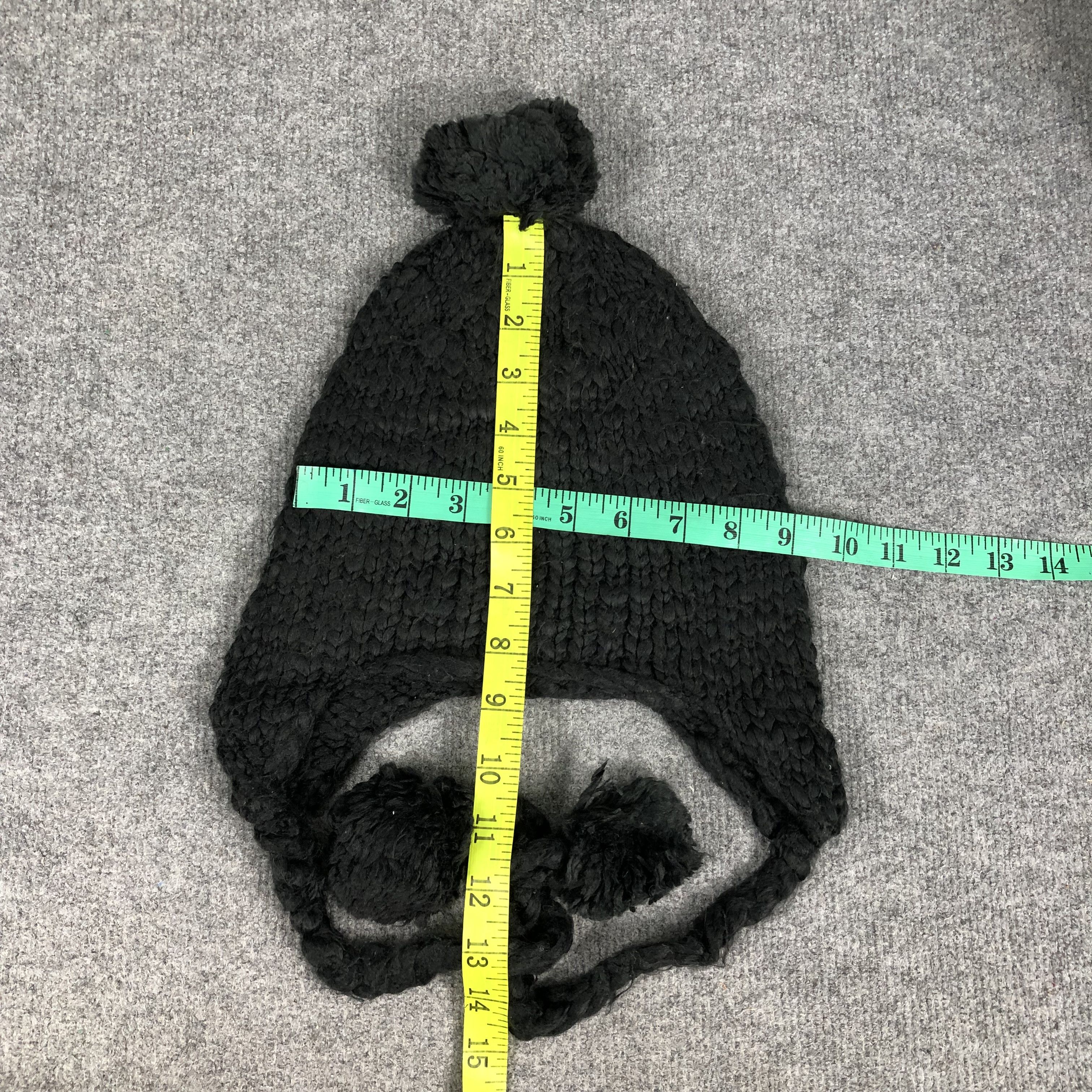 Japanese Brand Vintage Ear Flap Hat Knit Beanie Hat Size ONE SIZE - 6 Thumbnail