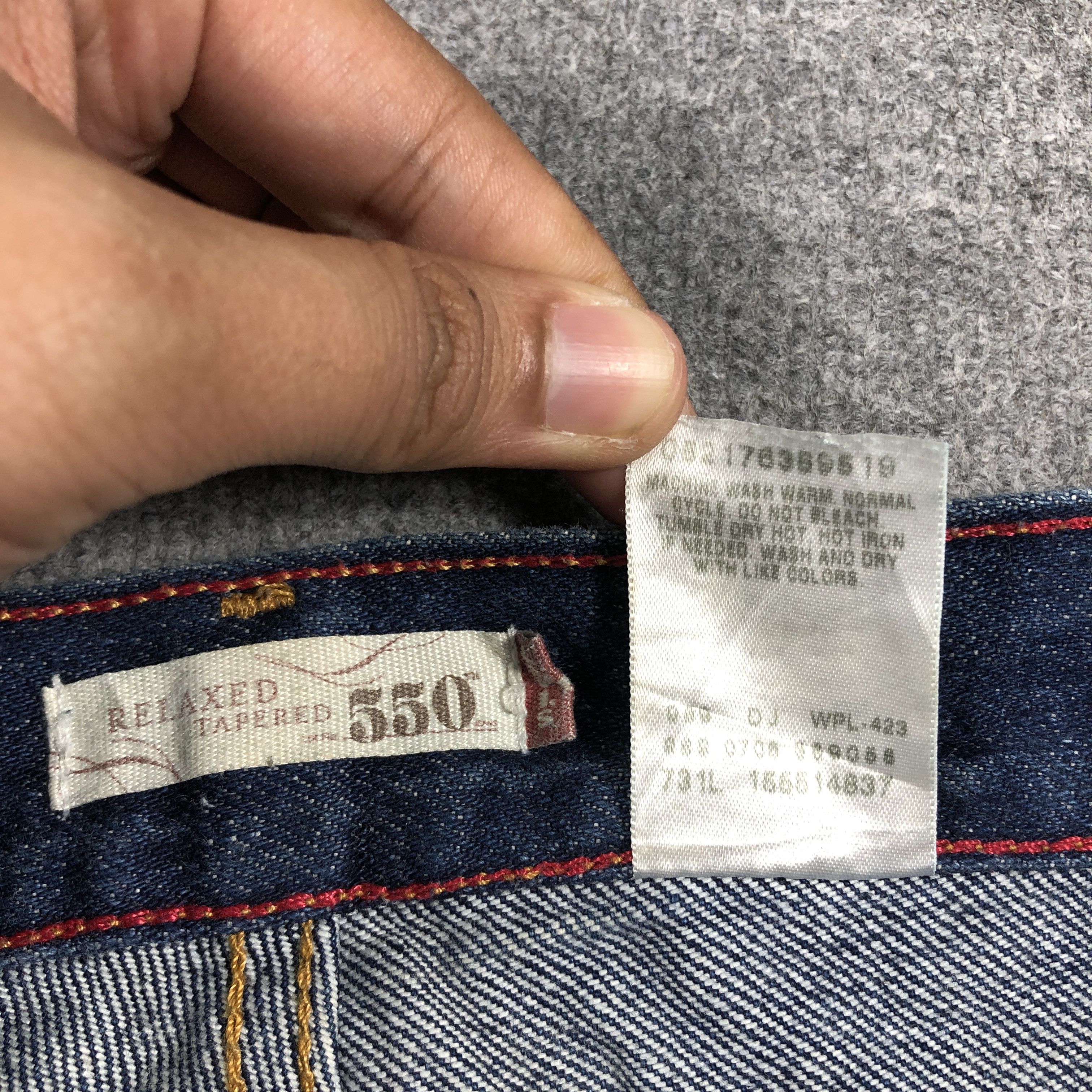 Levi's × Vintage Vintage Levis 550 Jeans Relaxed Tapered L754W Size 30" / US 8 / IT 44 - 12 Thumbnail