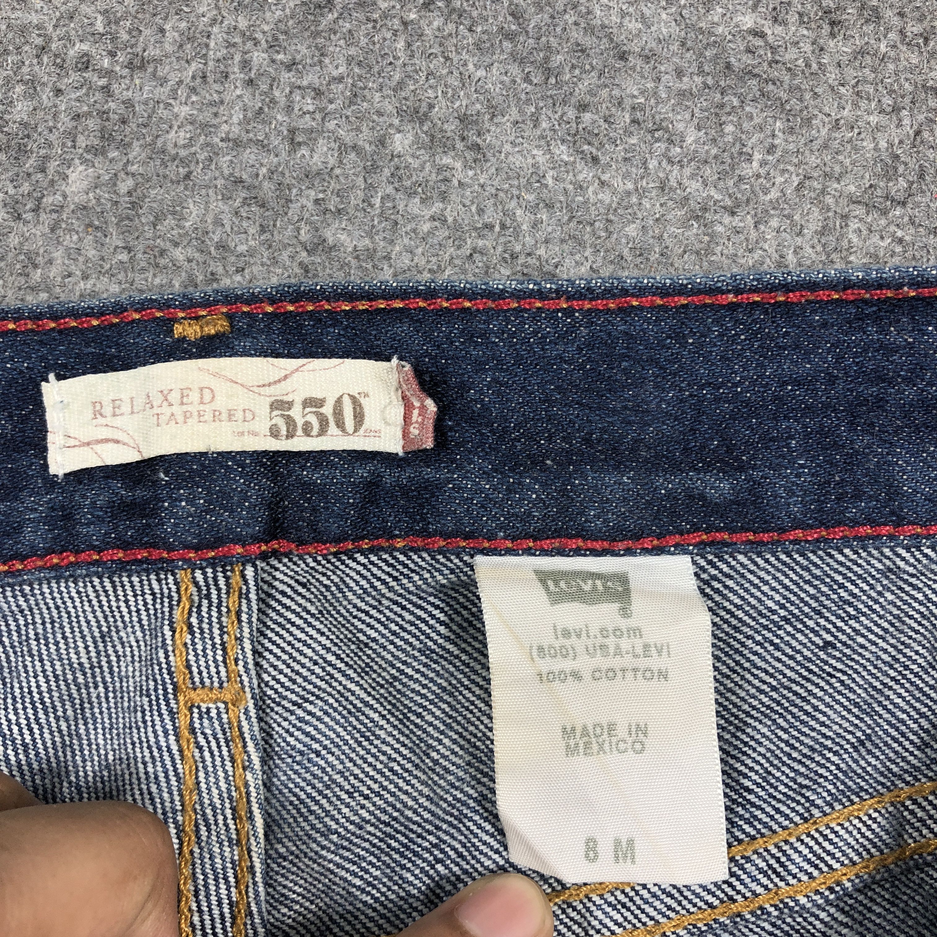 Levi's × Vintage Vintage Levis 550 Jeans Relaxed Tapered L754W Size 30" / US 8 / IT 44 - 11 Thumbnail