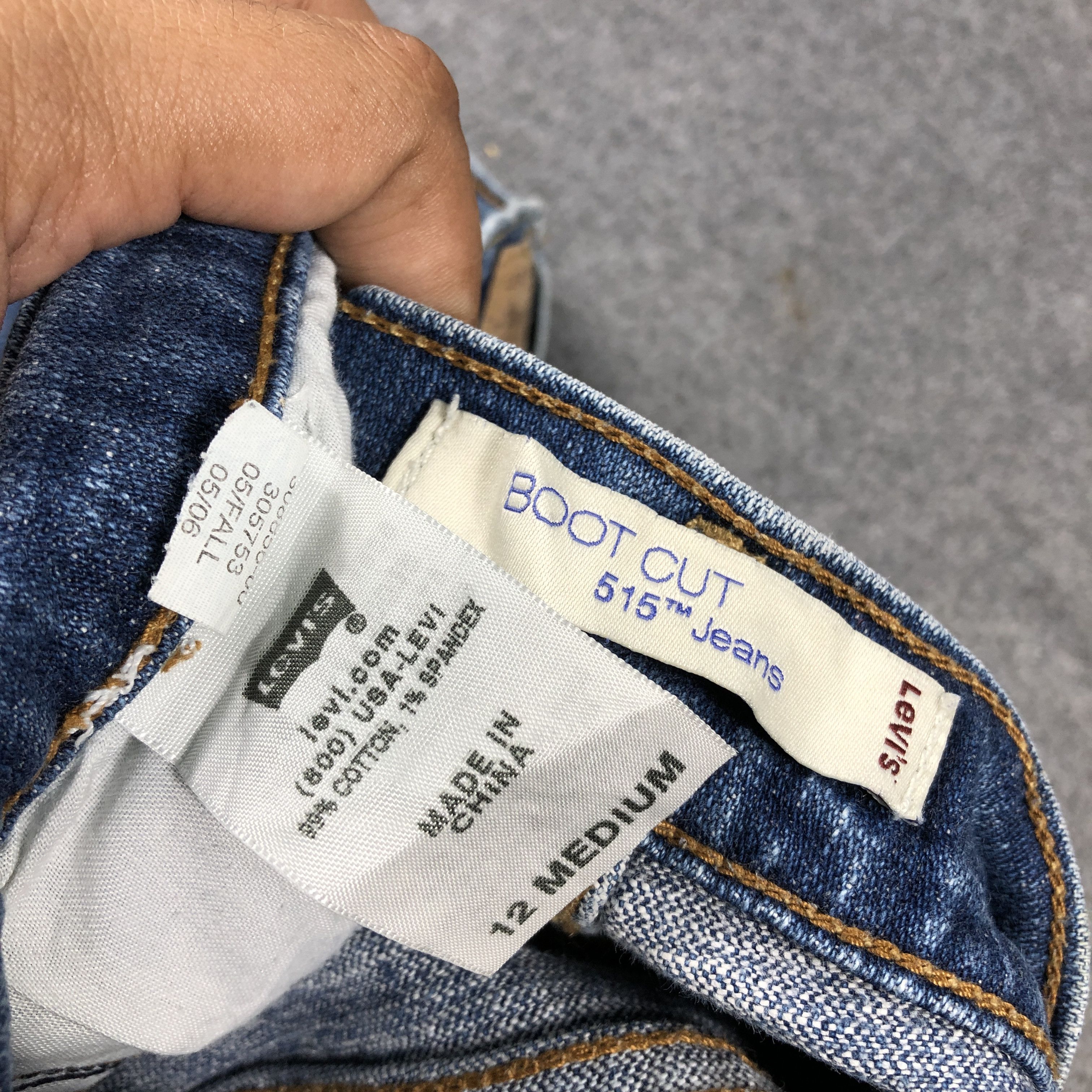 Levi's × Vintage Vintage Levis 515 Jeans Flare Bootcut L742W Size 33" - 10 Thumbnail