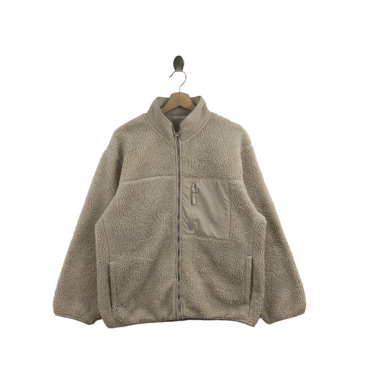 Pick!! GU Retro X Sherpa Fleece Sweater Hoodie