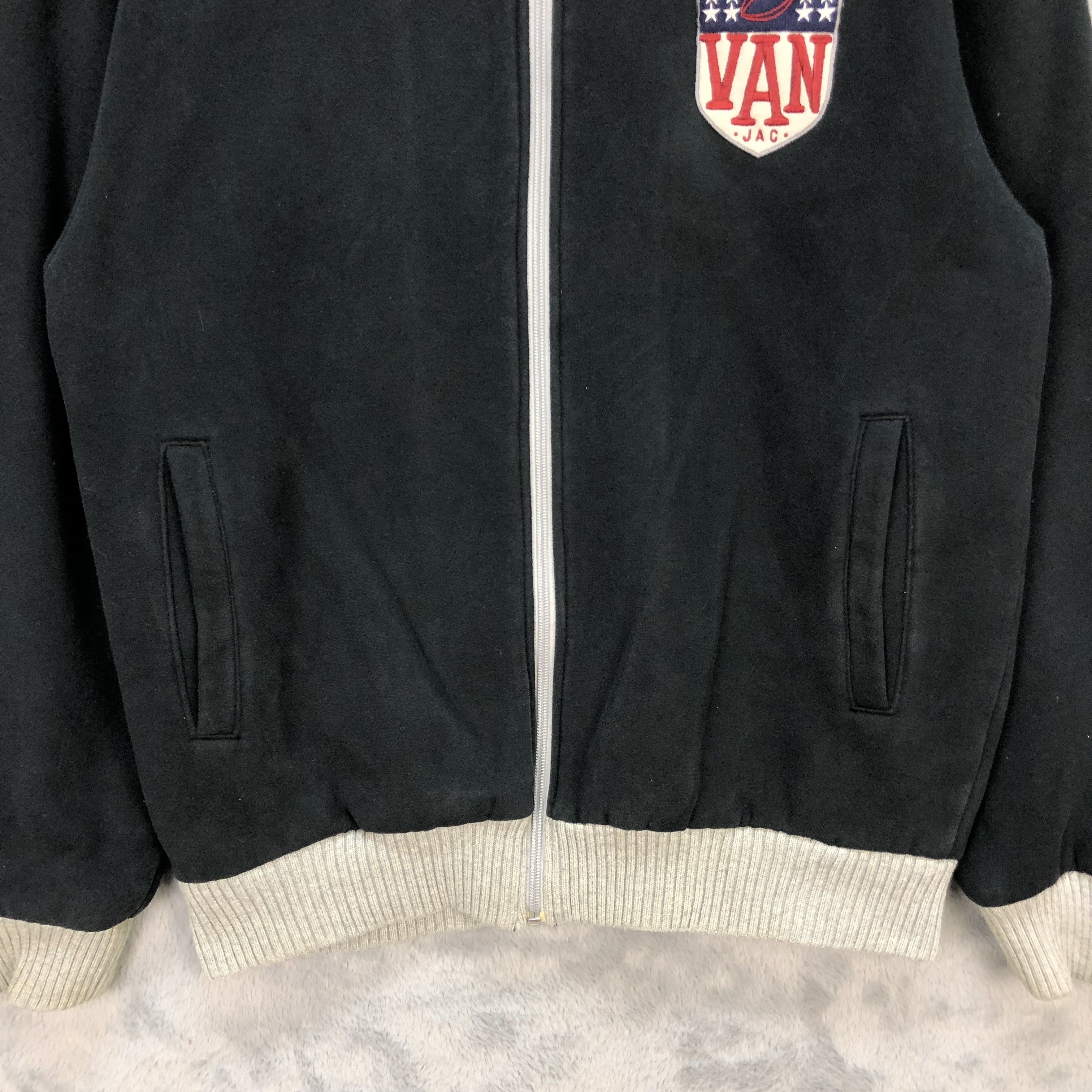 Van Van Jac FWD Rugby Big Logo Bomber Jacket #5855-210 Size US L / EU 52-54 / 3 - 6 Thumbnail