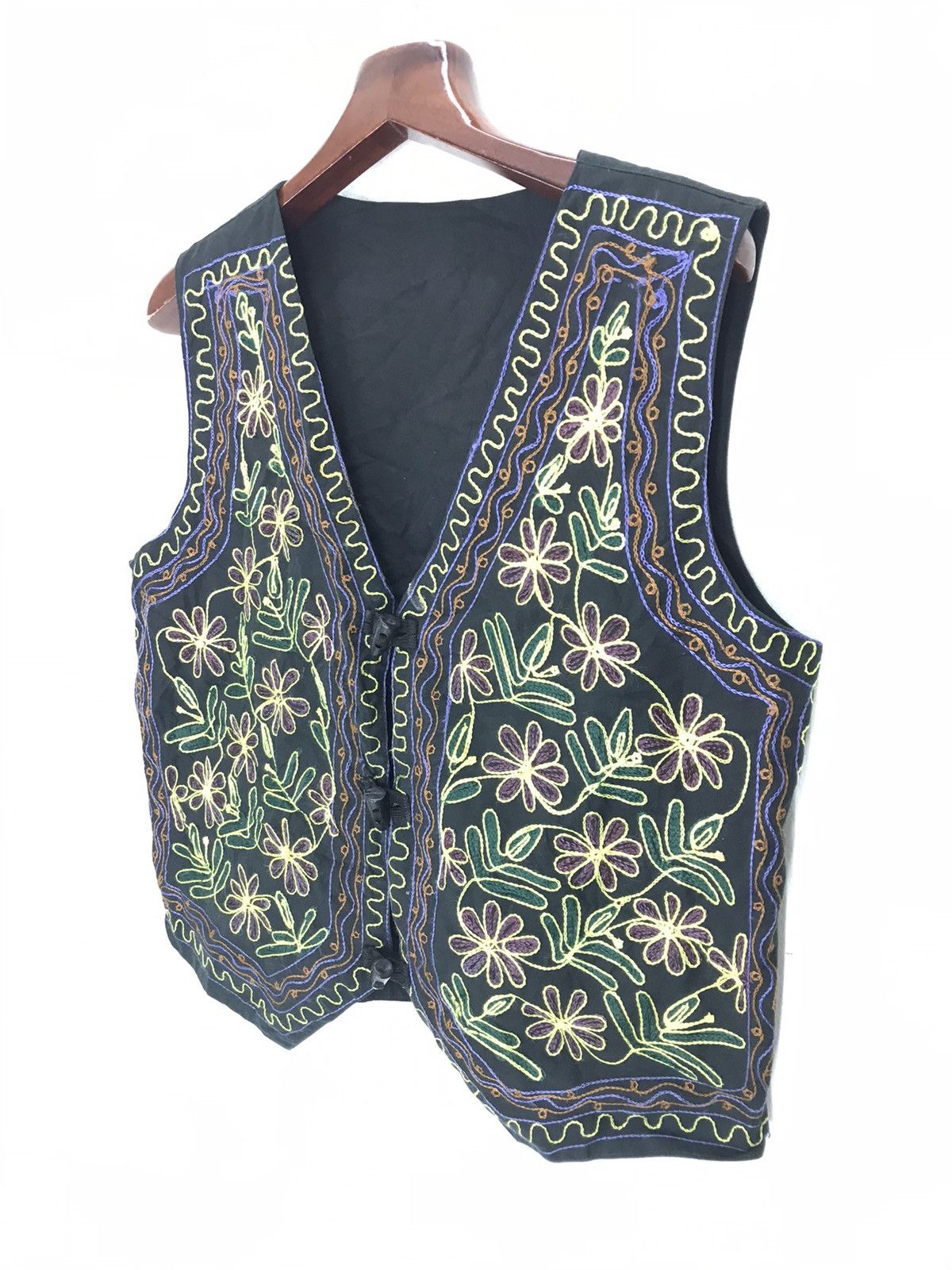 Cowboy Equipment × Japanese Brand Japanese shashiko vest hand embroidery cowboy boho hippies Size US M / EU 48-50 / 2 - 1 Thumbnail