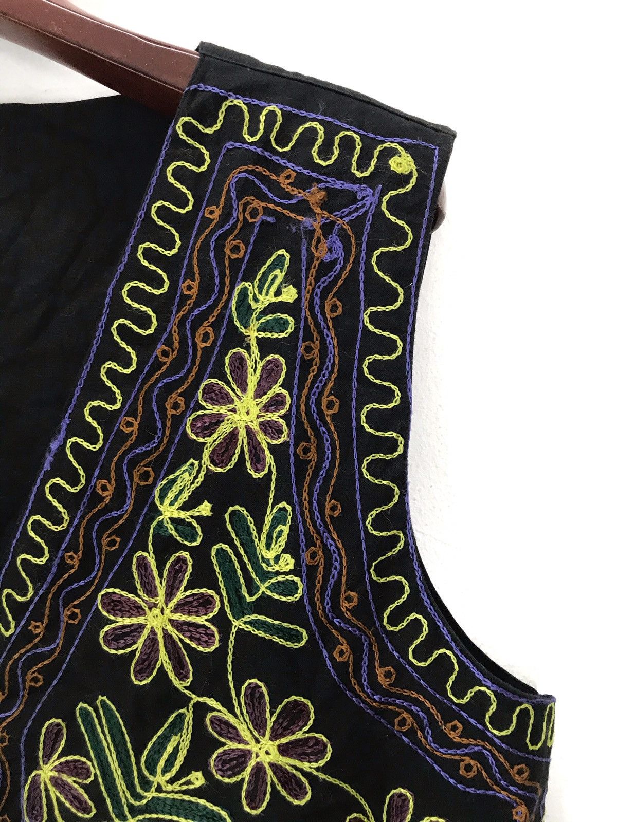 Cowboy Equipment × Japanese Brand Japanese shashiko vest hand embroidery cowboy boho hippies Size US M / EU 48-50 / 2 - 3 Thumbnail