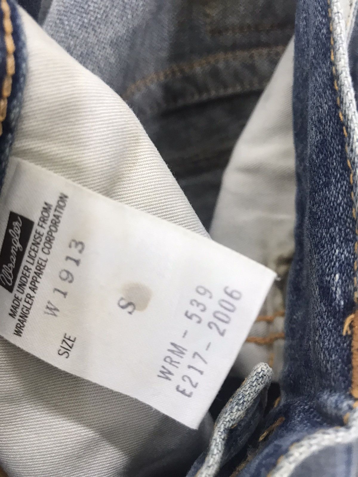 Cowboy Equipment × Wrangler Vtg Wrangler blue bell cowboy leather pocket buckleback jean Size US 32 / EU 48 - 10 Thumbnail