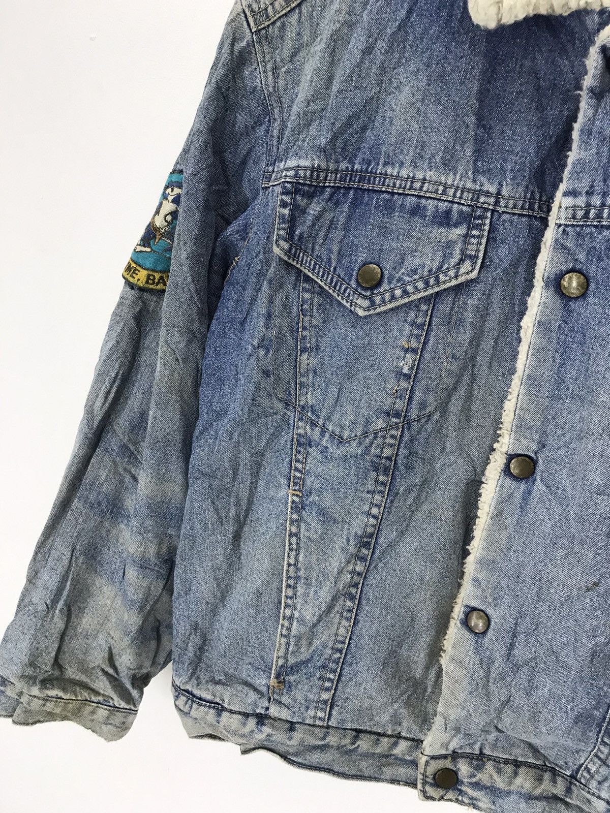 Japanese Brand × Vintage Vintage GL Heart sherpa jacket any time baby patches Size US L / EU 52-54 / 3 - 4 Thumbnail