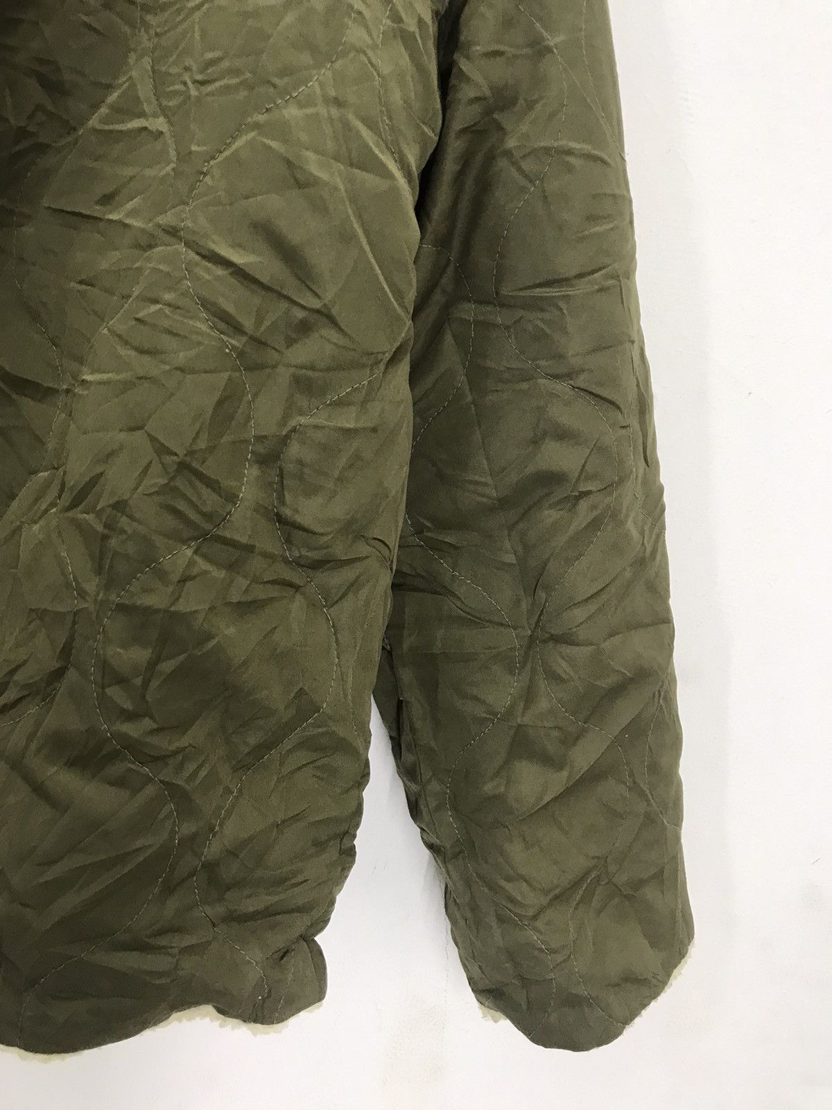 Japanese Brand KOE Reversable Quilted Sherpa cardigan jacket Size US M / EU 48-50 / 2 - 4 Thumbnail