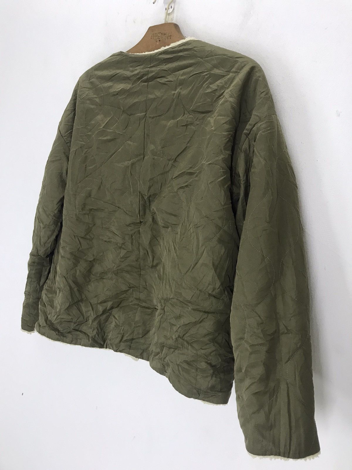 Japanese Brand KOE Reversable Quilted Sherpa cardigan jacket Size US M / EU 48-50 / 2 - 7 Thumbnail