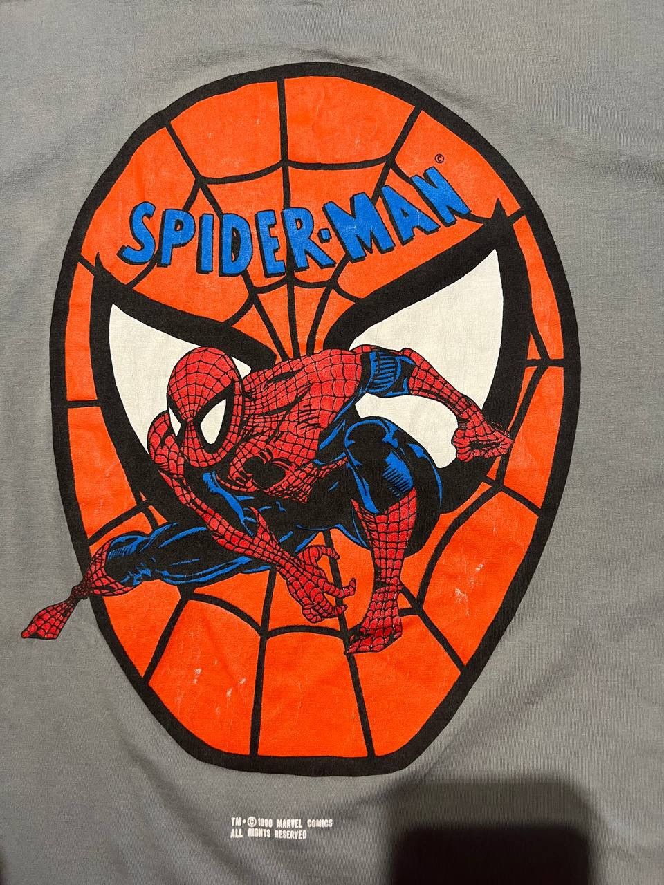 Marvel Comics Vintage Spider Man 1990 T-Shirt Marvel Comics Movie Big Logo Size US XL / EU 56 / 4 - 4 Thumbnail