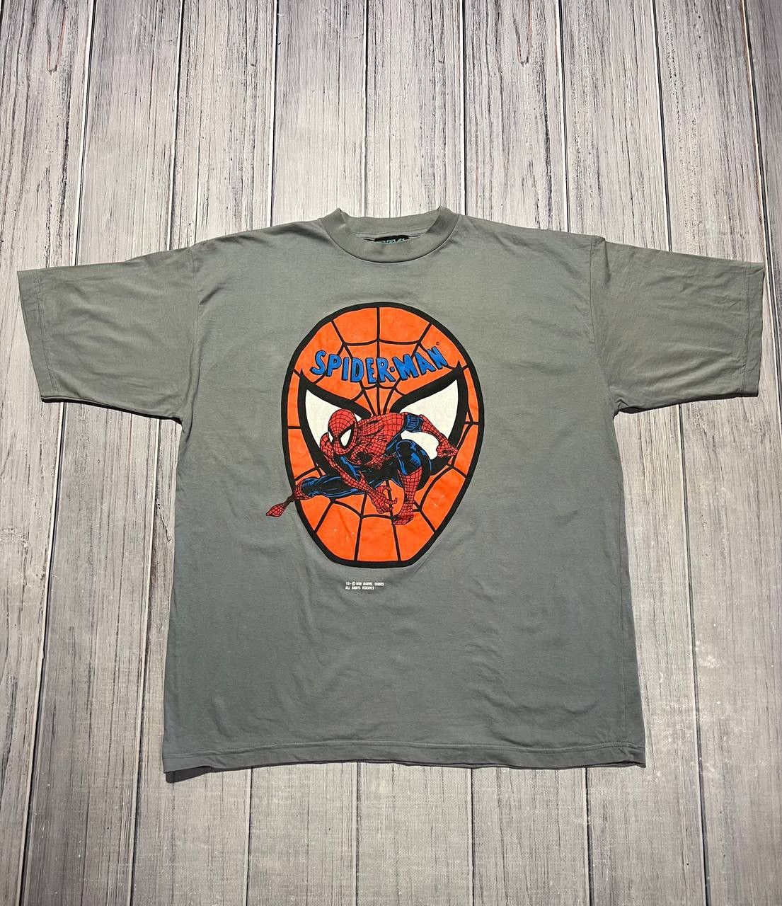 Marvel Comics Vintage Spider Man 1990 T-Shirt Marvel Comics Movie Big Logo Size US XL / EU 56 / 4 - 1 Thumbnail