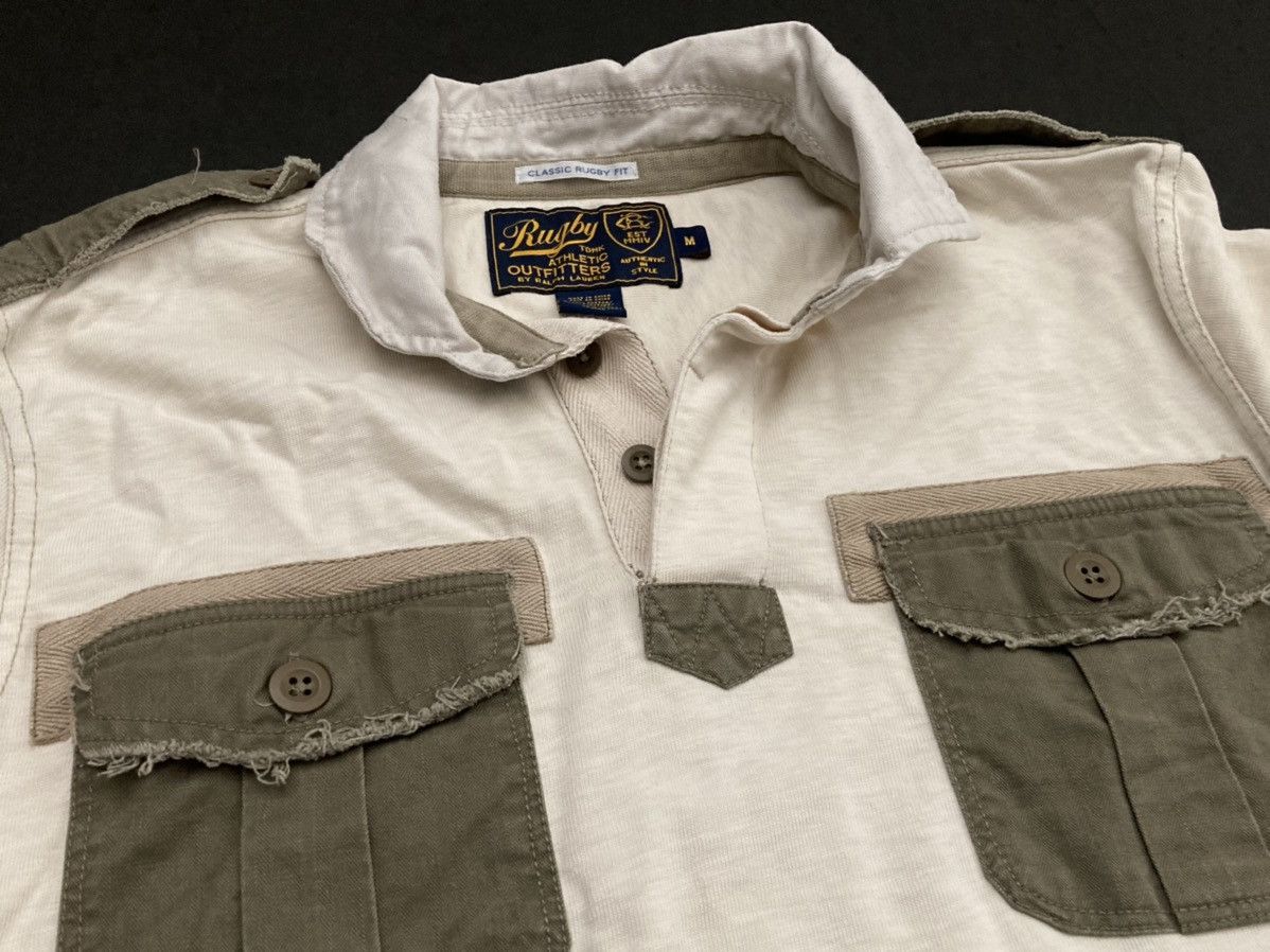 Rugby Ralph Lauren Rugby Ralph lauren military cargo polo long sleeve vintage Size US M / EU 48-50 / 2 - 7 Thumbnail
