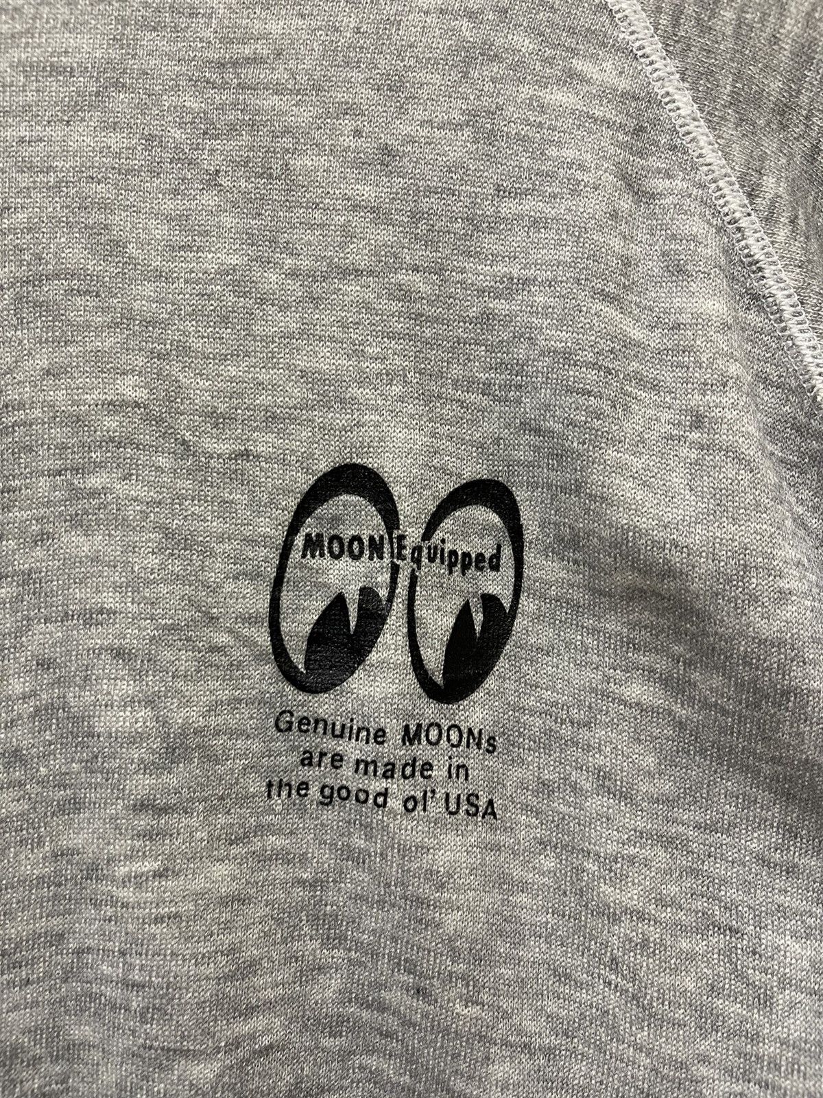 Vintage Vintage Moon Equipped Big Logo Distressed Sweatshirt Grey Size US M / EU 48-50 / 2 - 4 Thumbnail