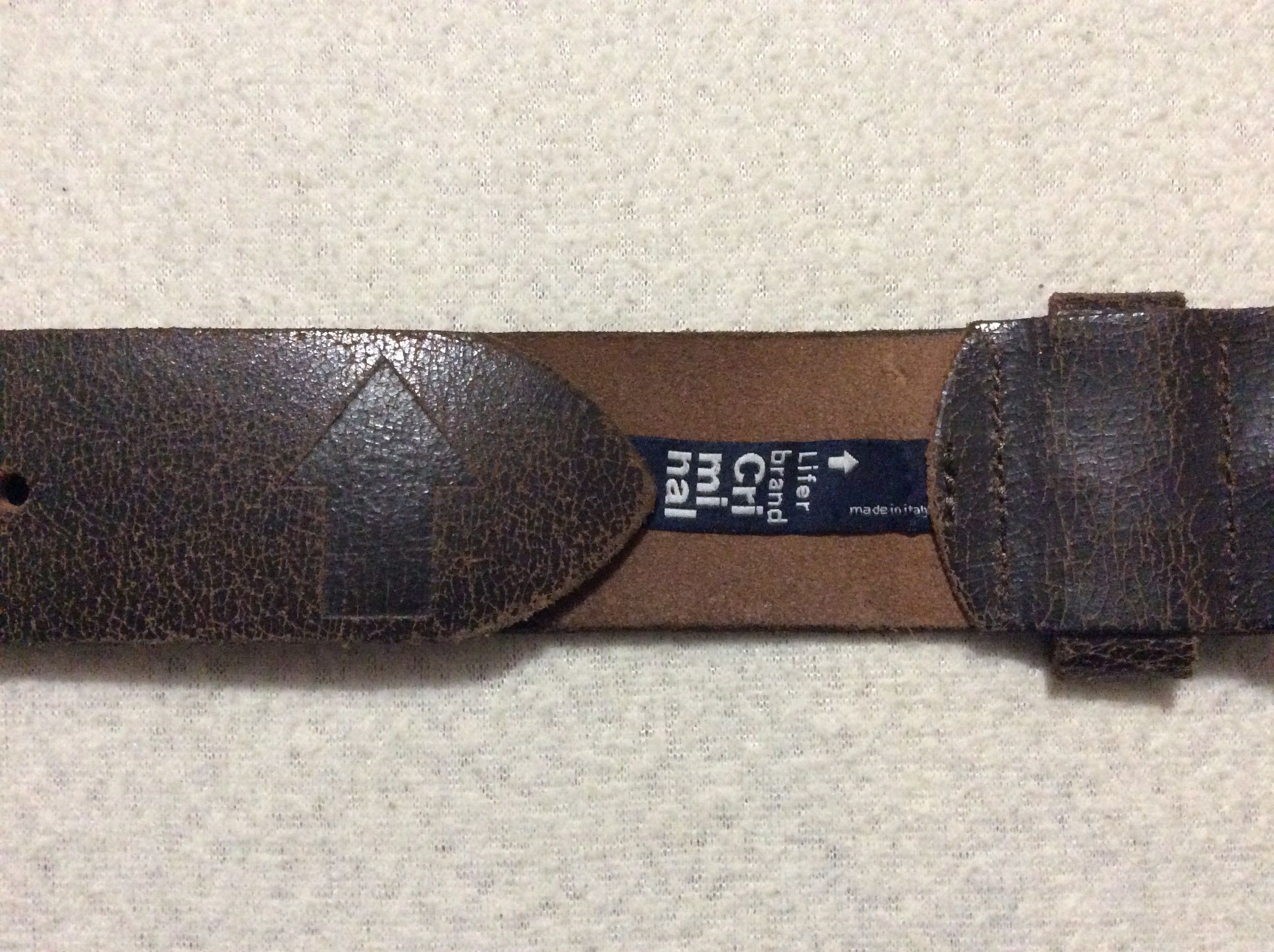 Other Lifer Brand Criminal Belt Size ONE SIZE - 5 Thumbnail