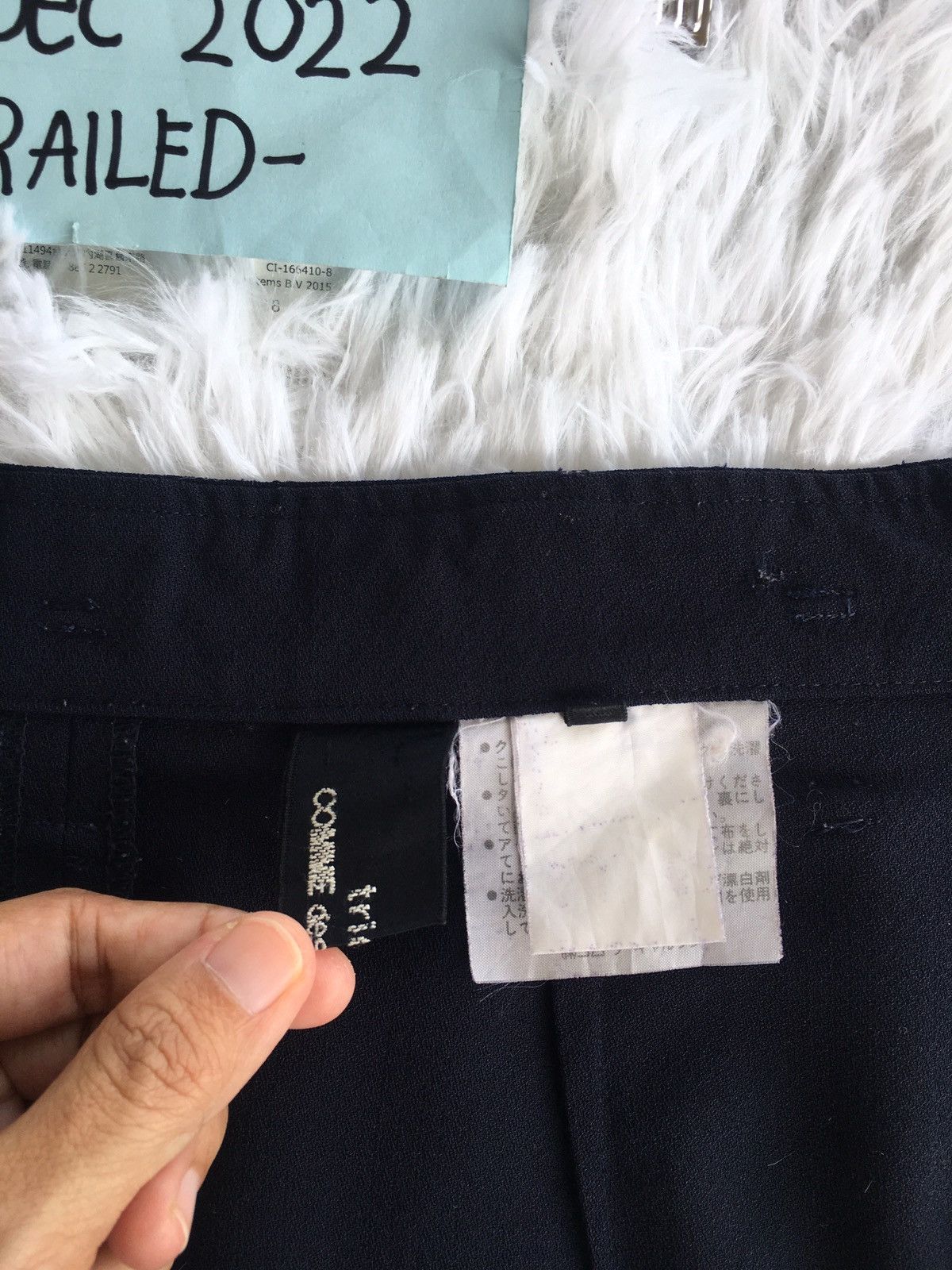 Comme des Garcons Rare Vintage tricots Comme Des Garcons CDG Midi Skirt Size 24" / US 00 / IT 34 - 12 Thumbnail