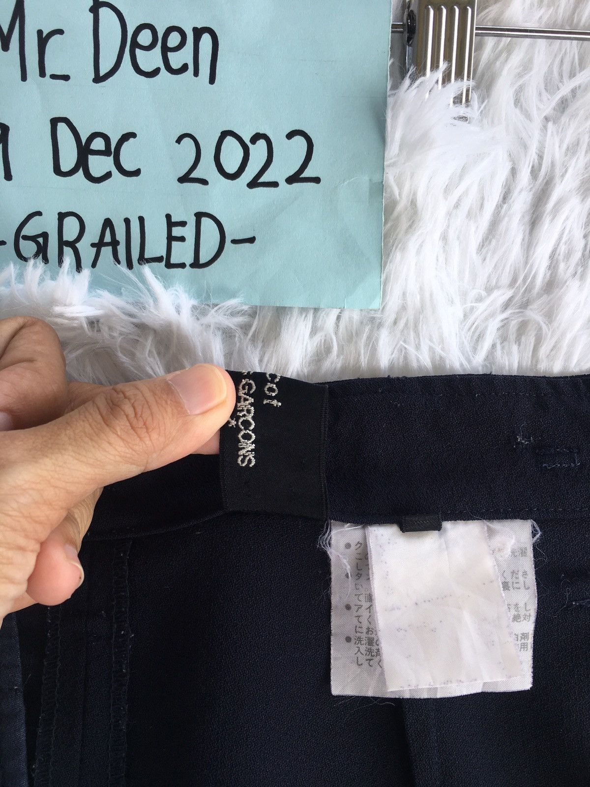 Comme des Garcons Rare Vintage tricots Comme Des Garcons CDG Midi Skirt Size 24" / US 00 / IT 34 - 13 Thumbnail
