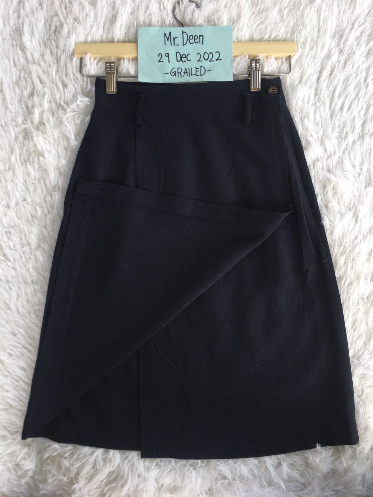 Comme des Garcons Rare Vintage tricots Comme Des Garcons CDG Midi Skirt Size 24" / US 00 / IT 34 - 8 Thumbnail