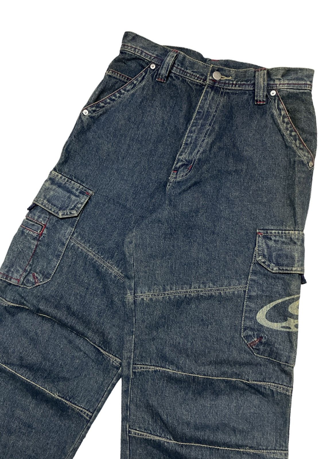 Japanese Brand Vintage Piko Japan Cargo Jeans Baggy Size US 28 / EU 44 - 2 Thumbnail