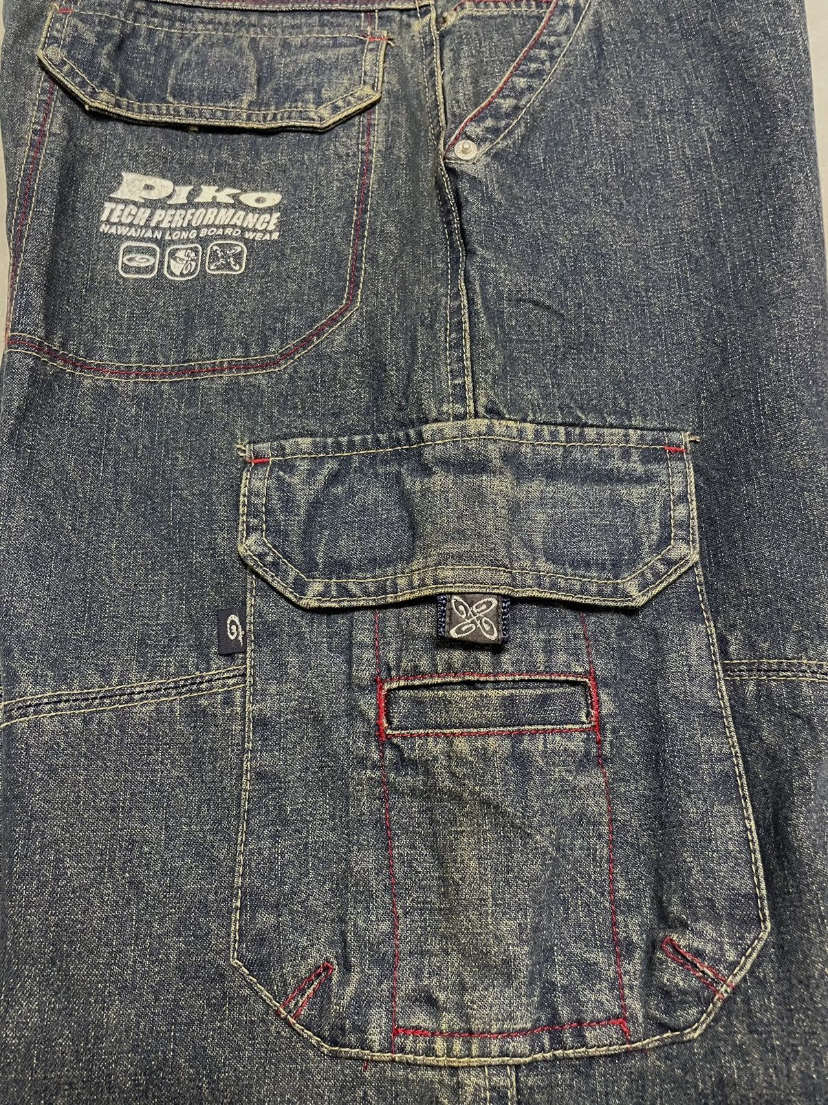 Japanese Brand Vintage Piko Japan Cargo Jeans Baggy Size US 28 / EU 44 - 8 Thumbnail