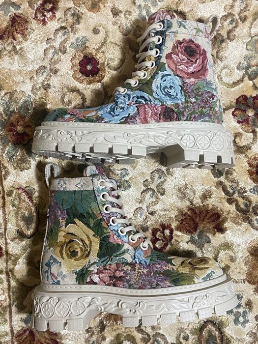 Louis Vuitton Floral Baroque Ranger Boots