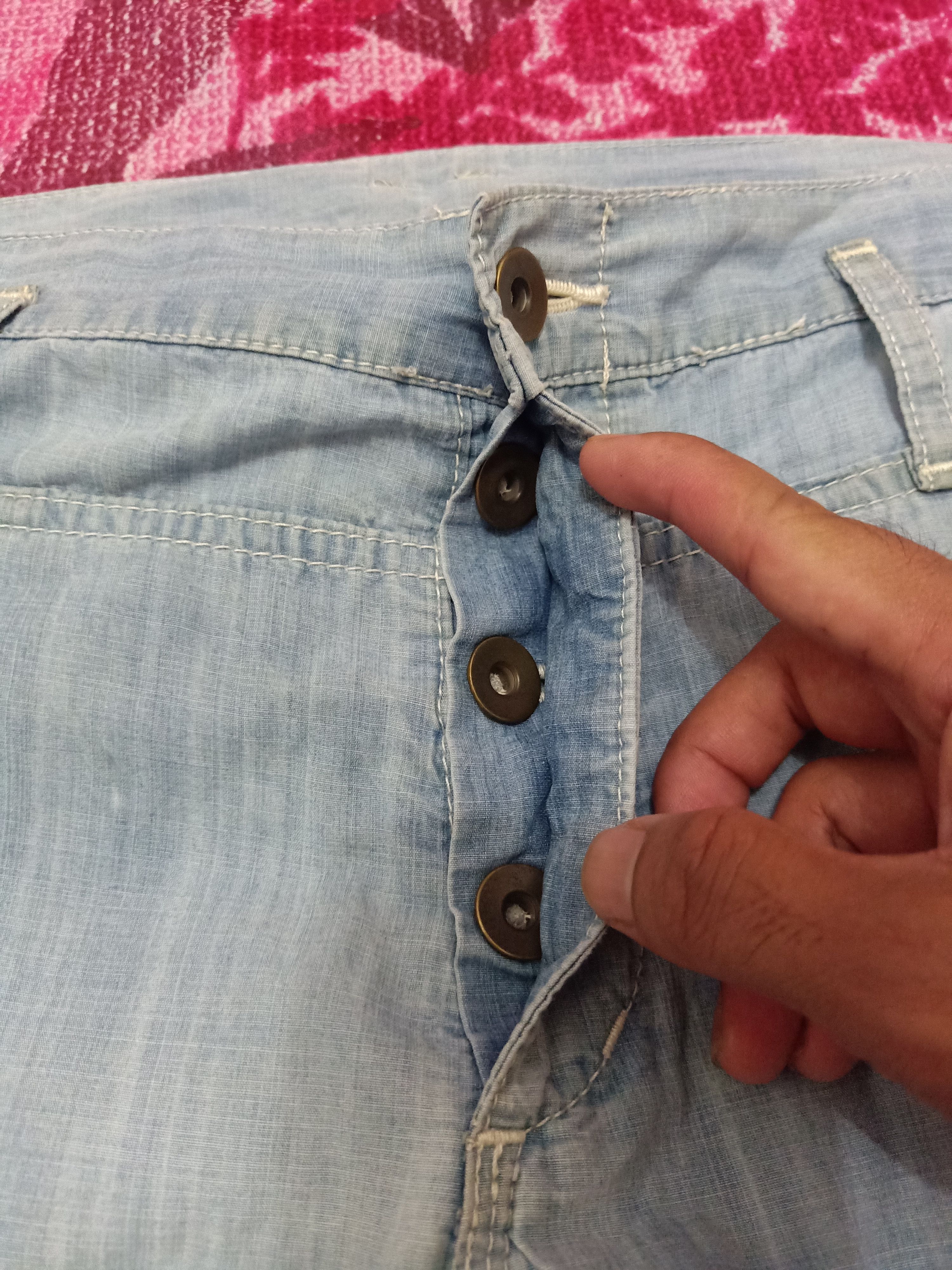 Japanese Brand Japanese Distressed Thrashed Bulle de savon pants Buckle Size US 30 / EU 46 - 4 Thumbnail