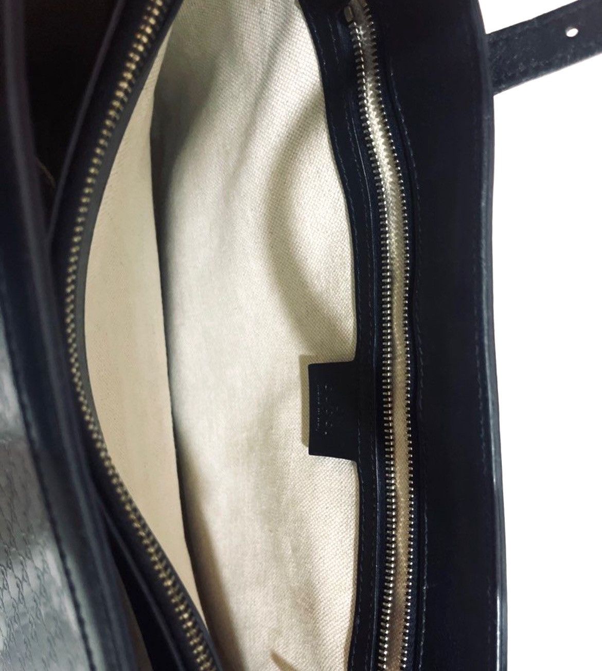 Gucci Gucci Nice Tote Microguccissima Patent Small Black Size ONE SIZE - 8 Thumbnail