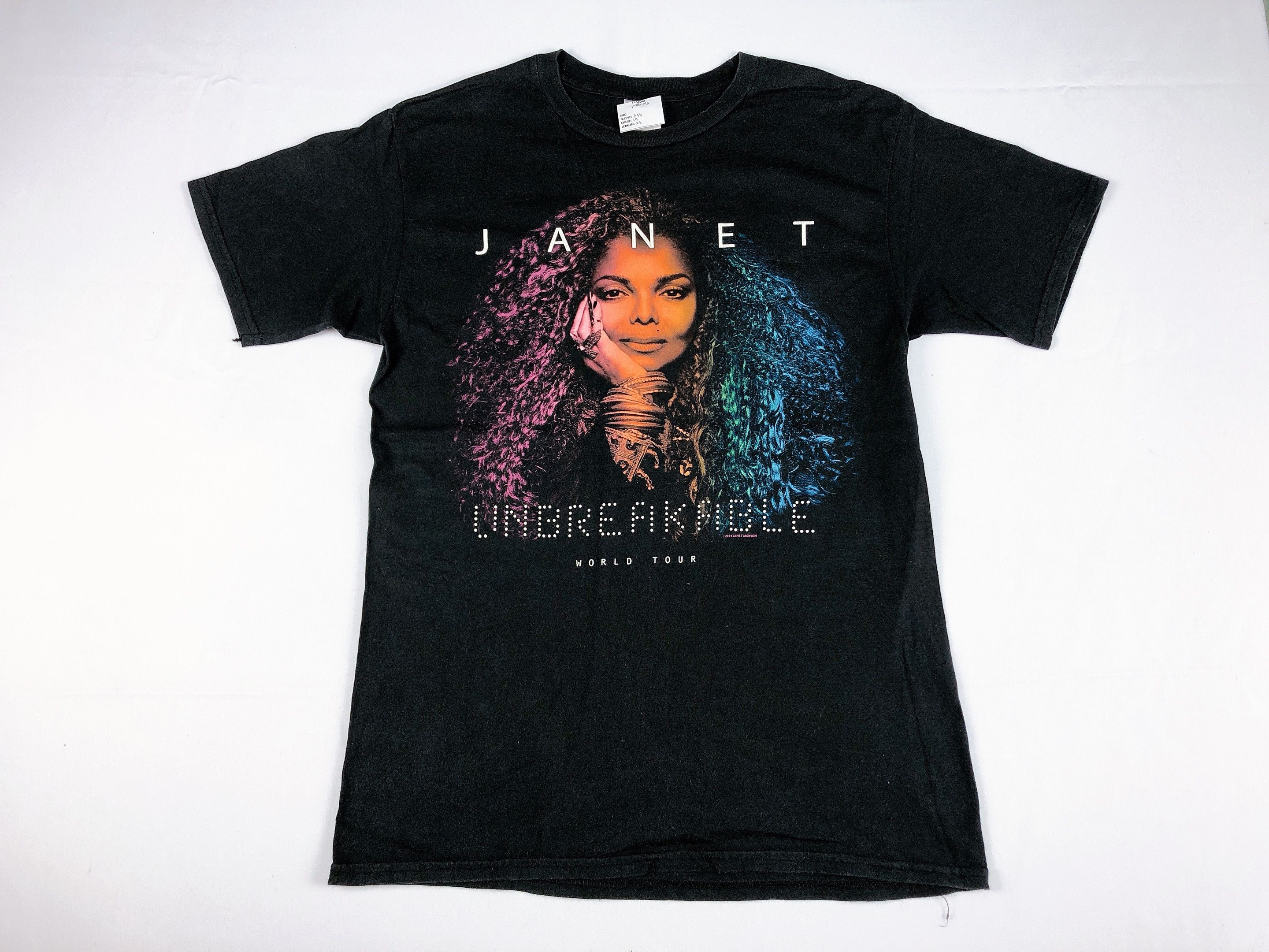トップス Janet Jackson Unbreakable tour tee New Janet Jackson Unbreakable Concert World Tour Gray White