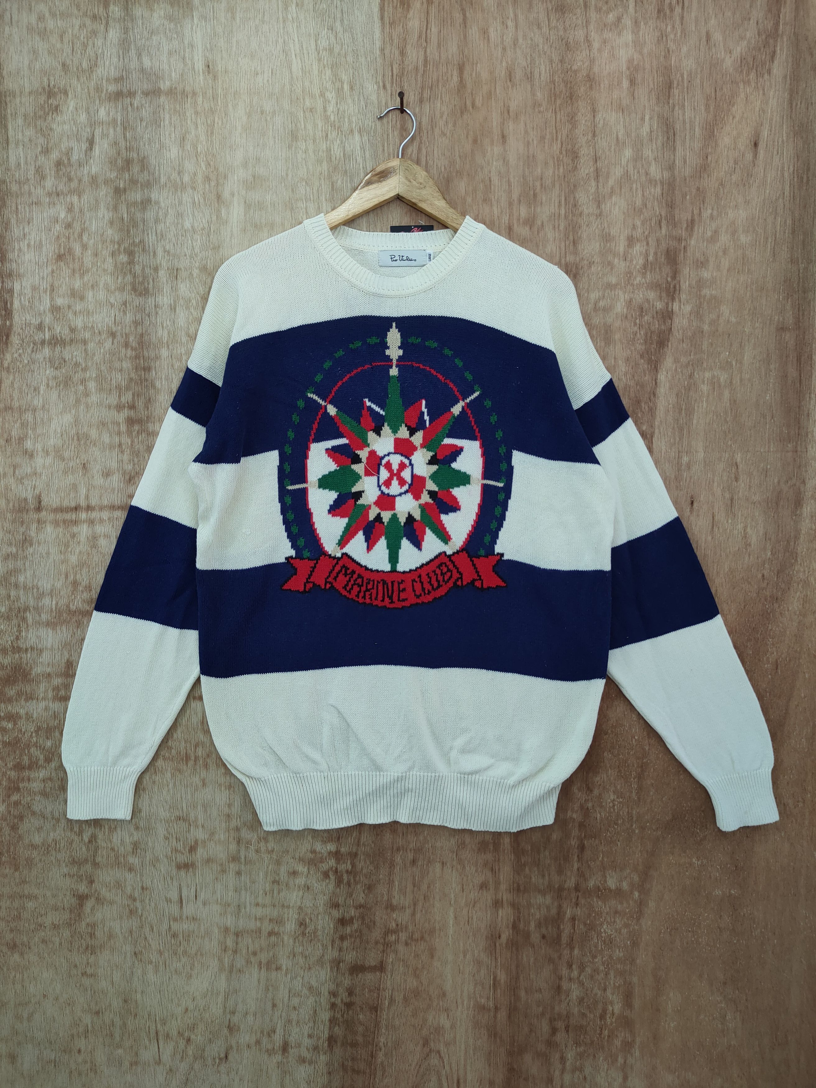 Aran Isles Knitwear DLL marine club knitwear sweatshirt vintage #46-127 Size US L / EU 52-54 / 3 - 1 Thumbnail