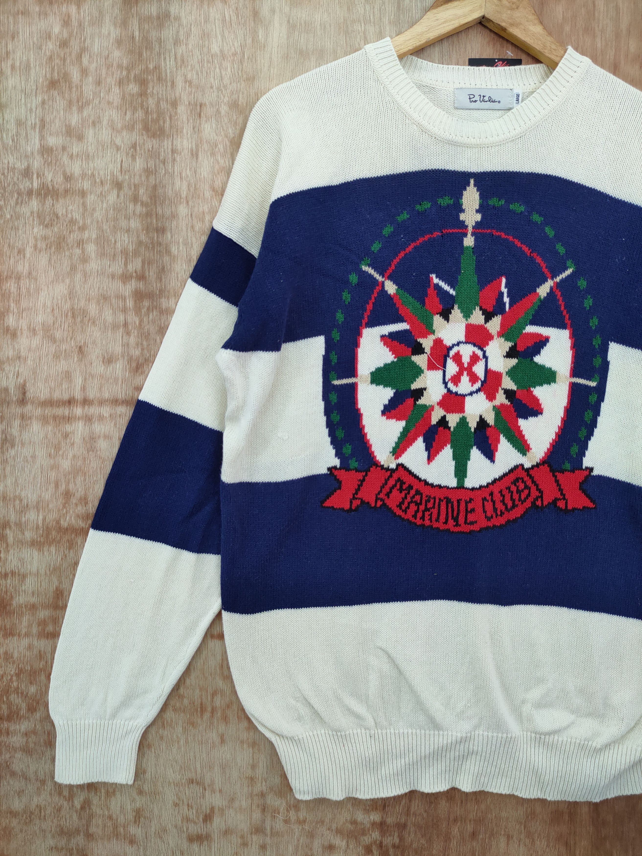 Aran Isles Knitwear DLL marine club knitwear sweatshirt vintage #46-127 Size US L / EU 52-54 / 3 - 2 Thumbnail