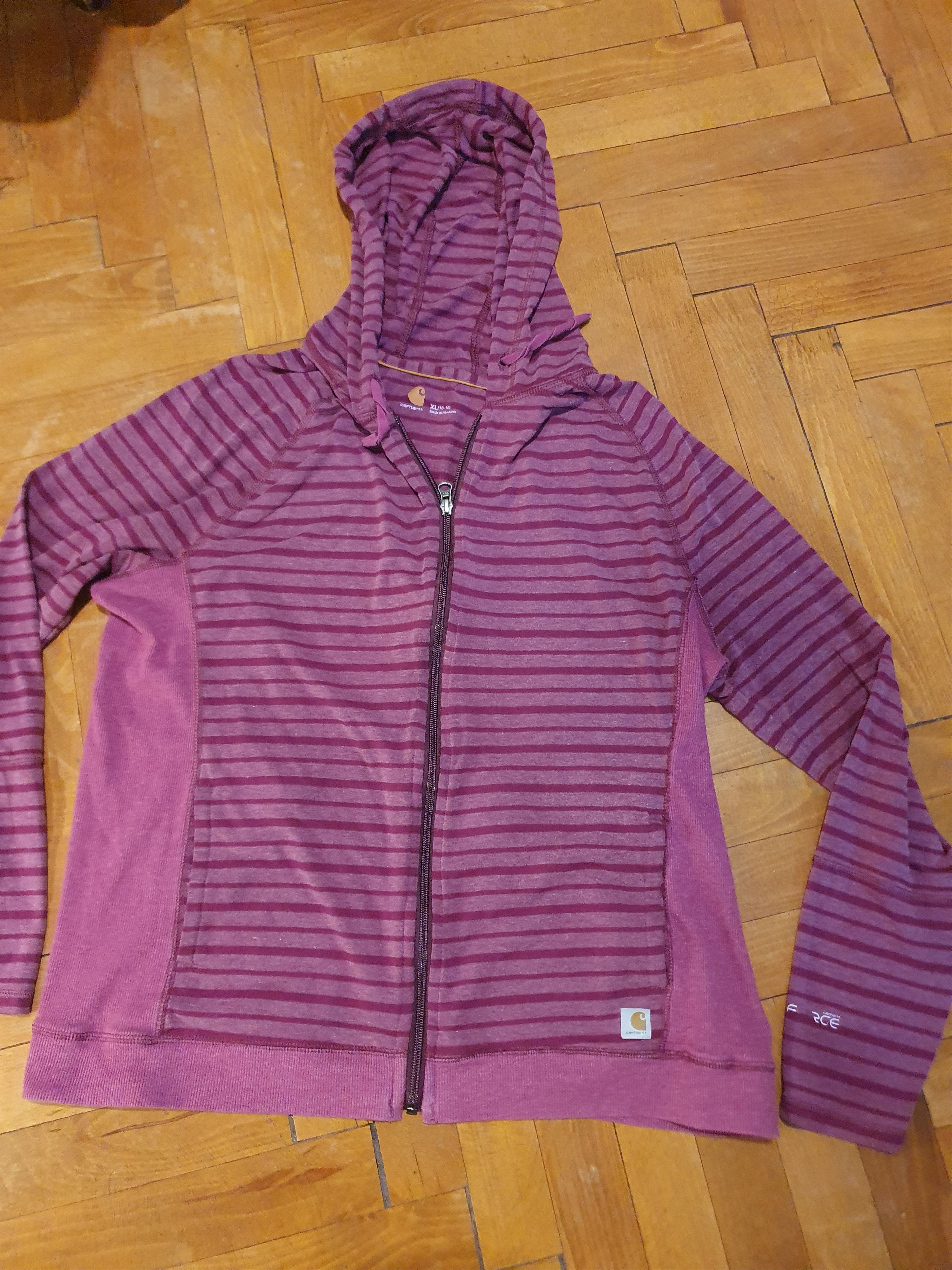 Carhartt Carhartt Force Thin Striped zip up hoodie,Men M/16/18-XL Size US M / EU 48-50 / 2 - 4 Thumbnail