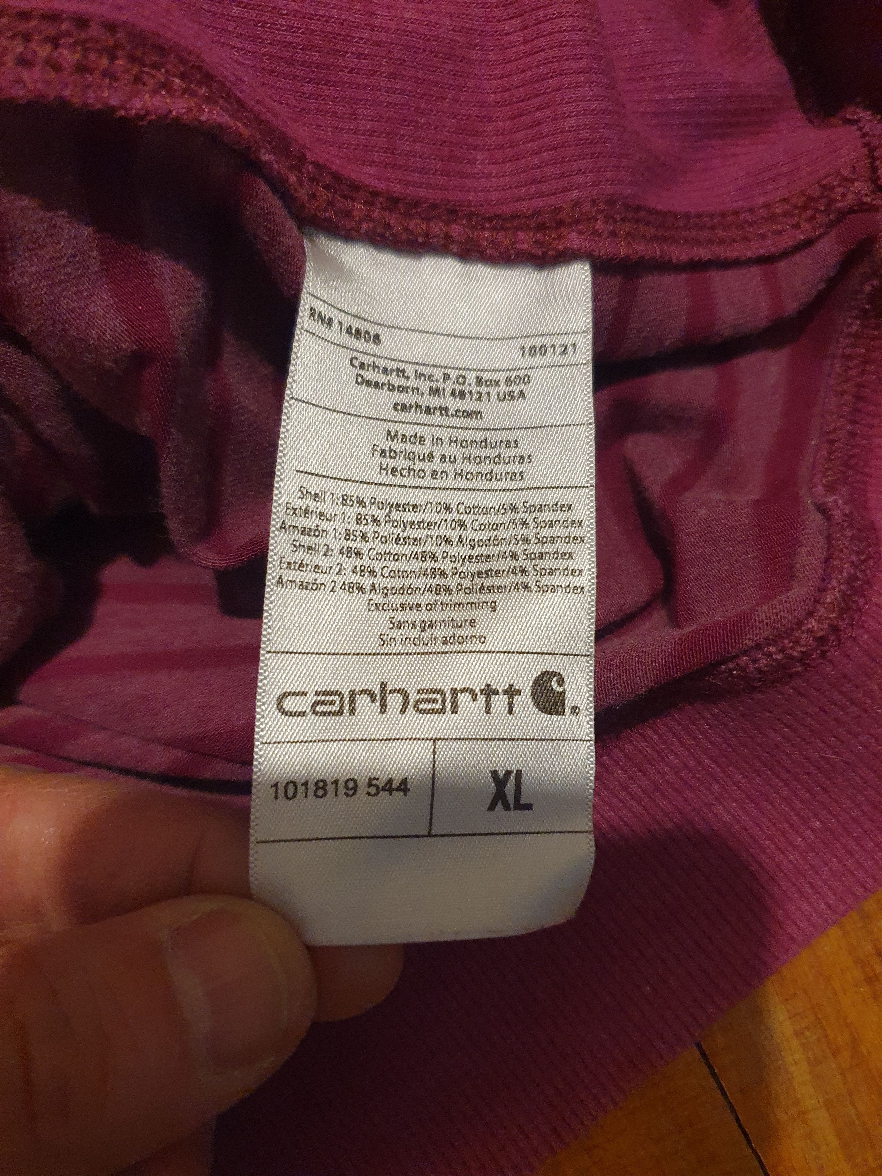 Carhartt Carhartt Force Thin Striped zip up hoodie,Men M/16/18-XL Size US M / EU 48-50 / 2 - 9 Thumbnail