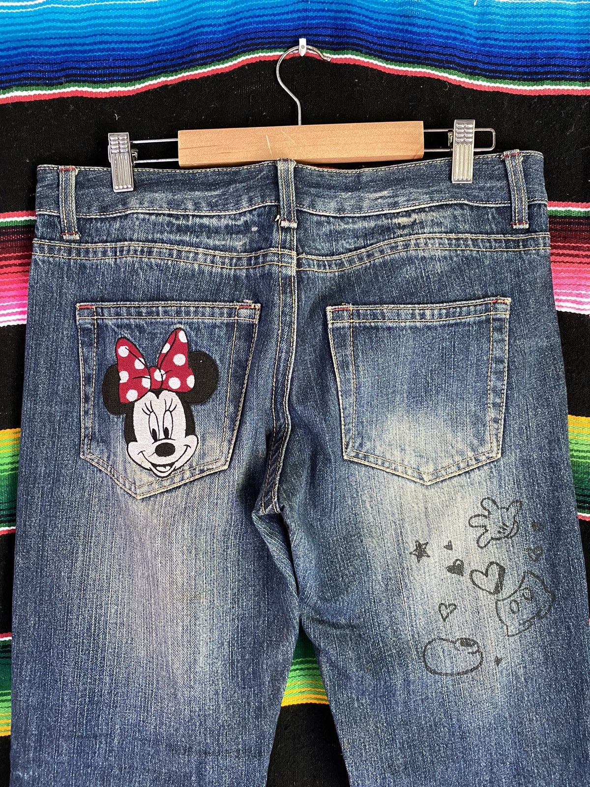 Cartoon Network × Disney × Vintage Vintage Patch Work Mickey Mouse Size US 33 - 7 Thumbnail